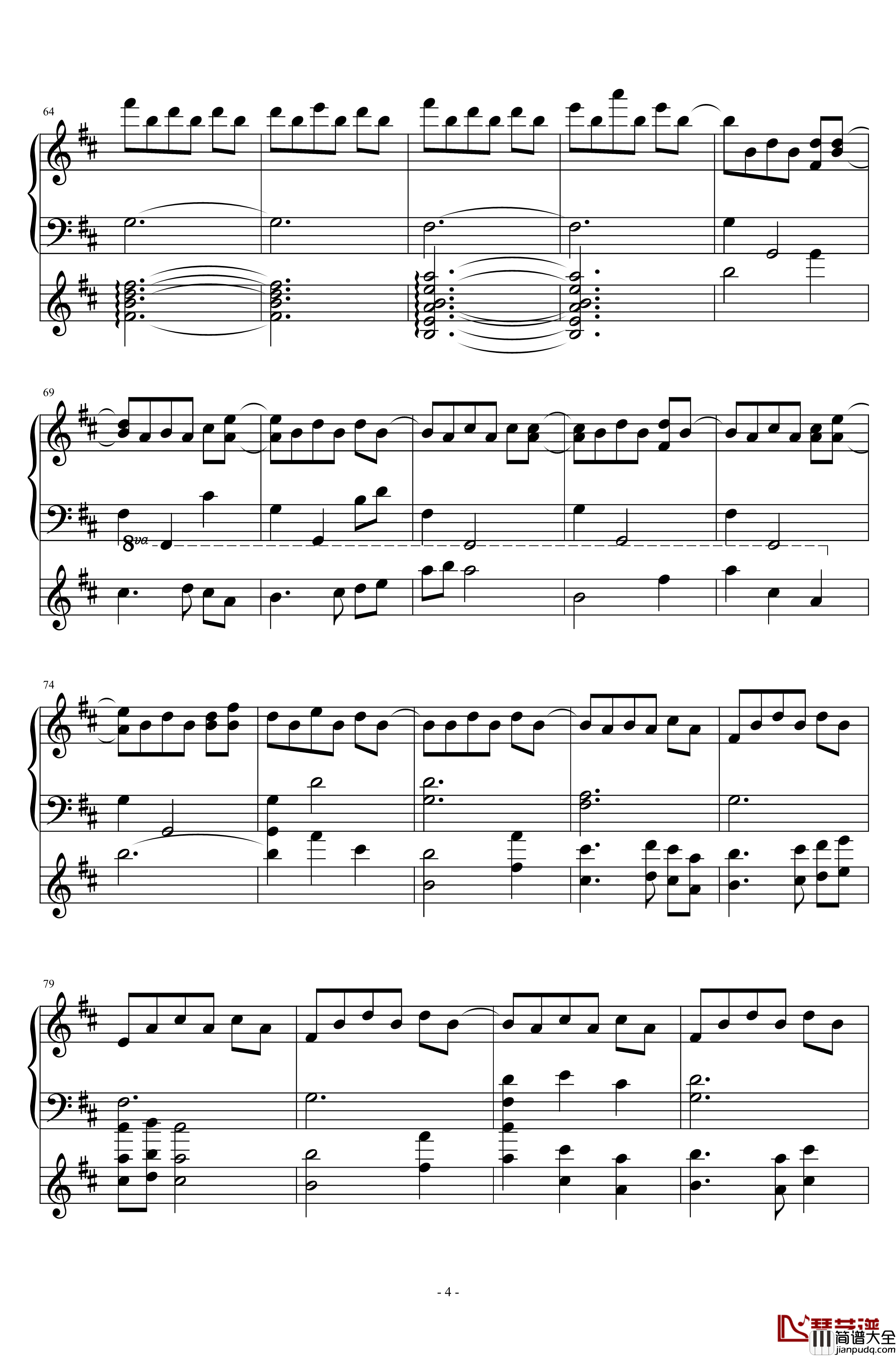 缘之空__遠い空へ钢琴谱_远空_缘之空