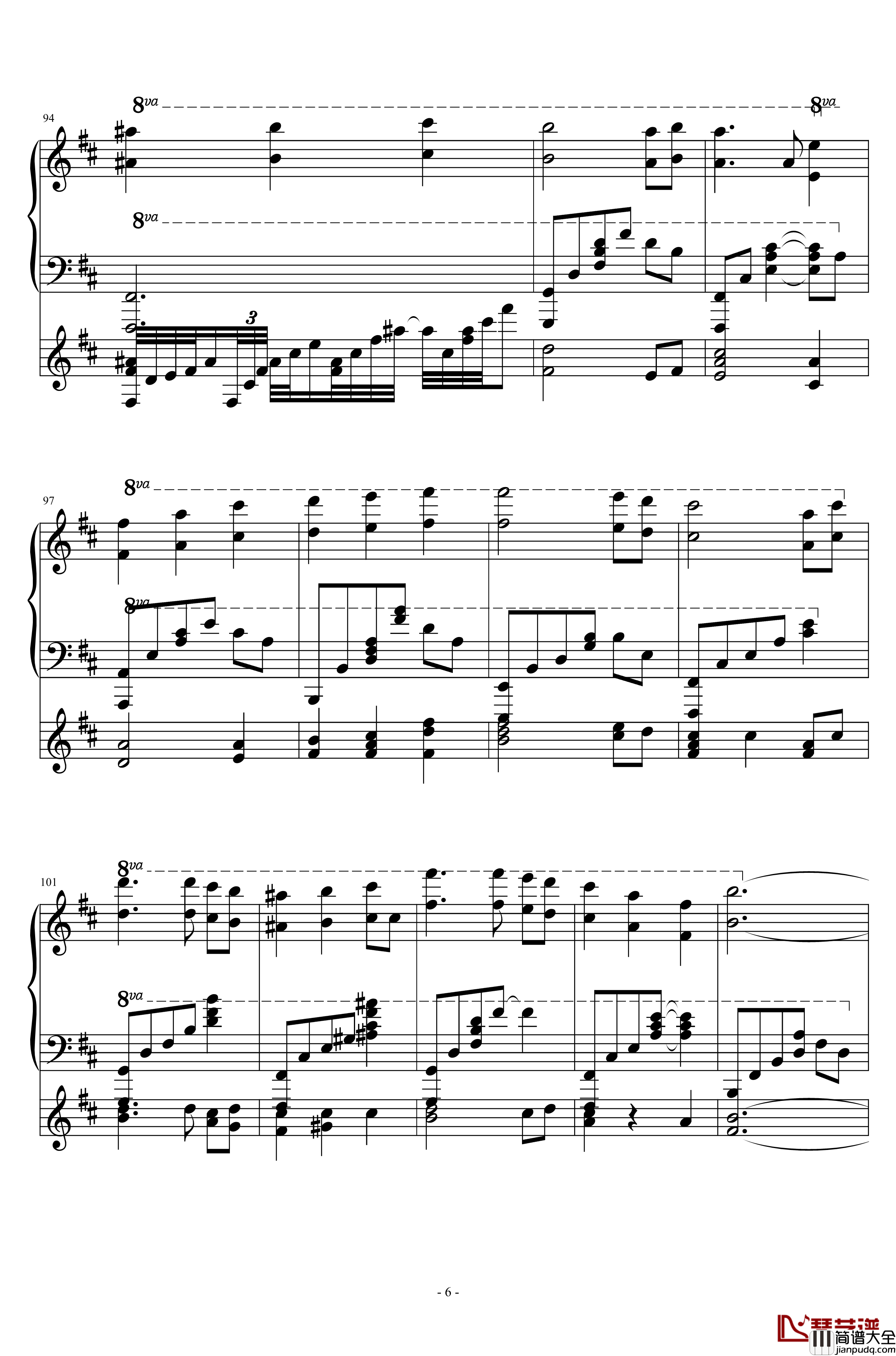 缘之空__遠い空へ钢琴谱_远空_缘之空