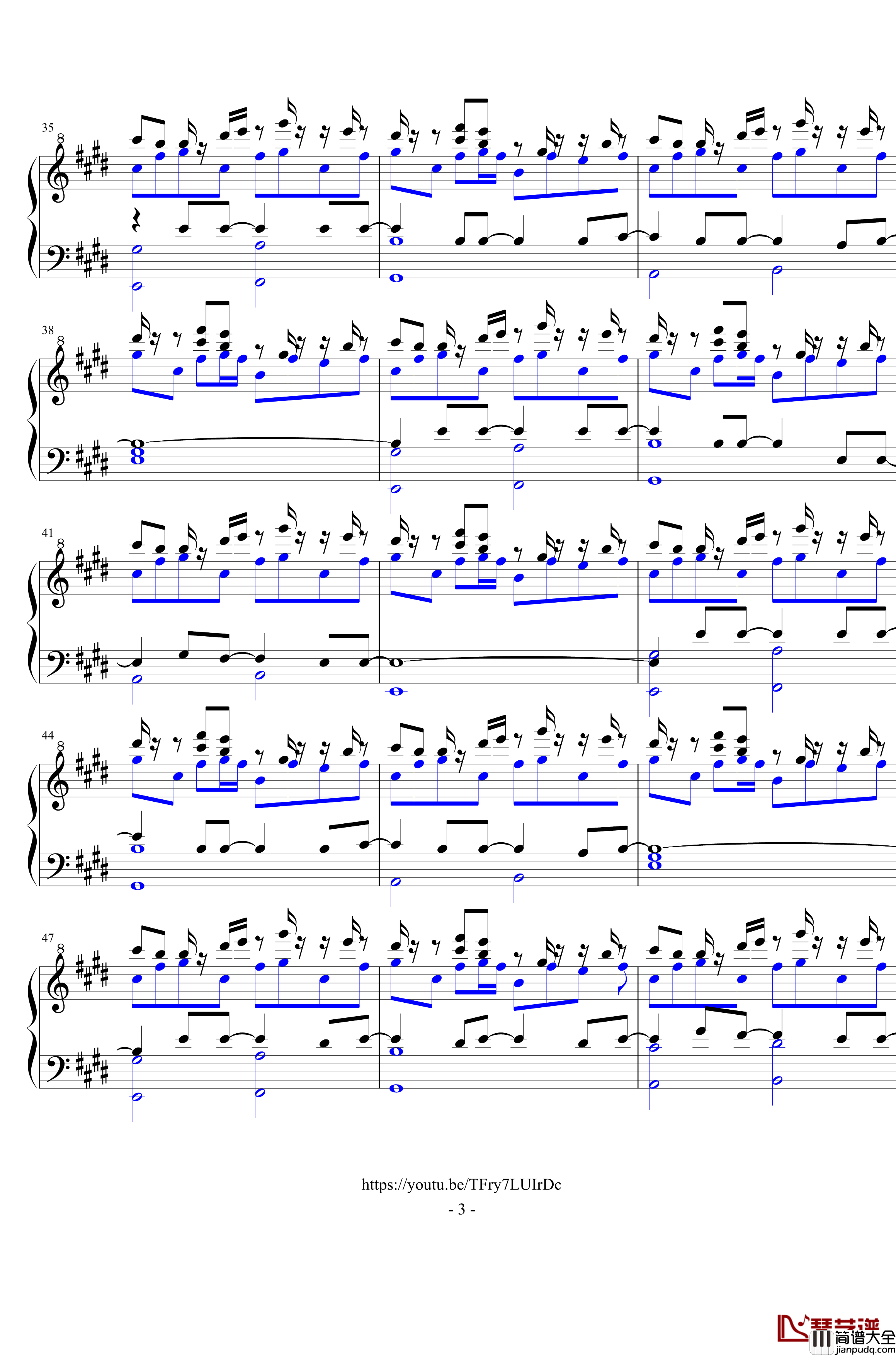 OST___グランドエスケープ钢琴谱_天气之子