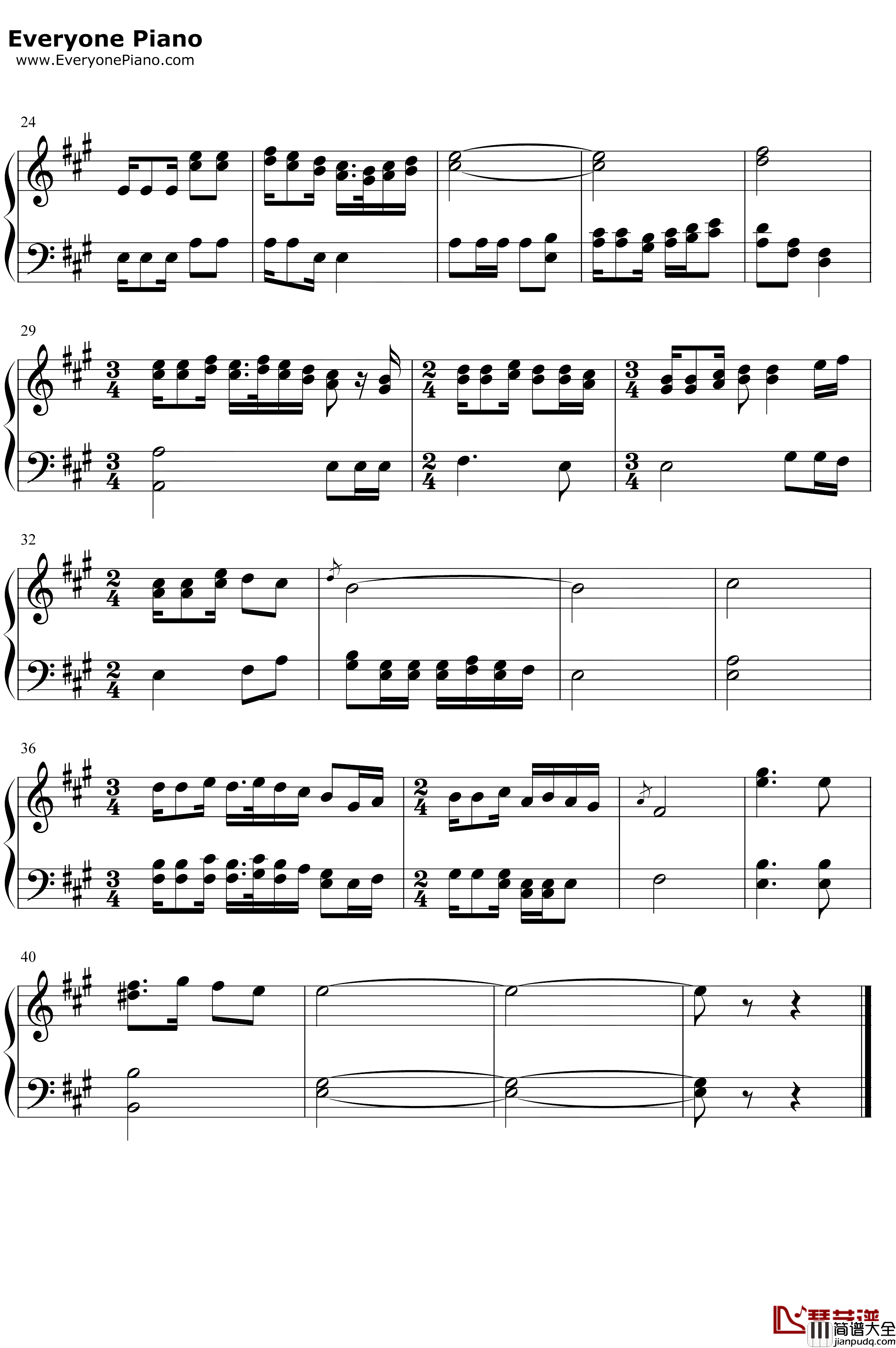 怀念战友钢琴谱_雷振邦_冰山上的来客插曲