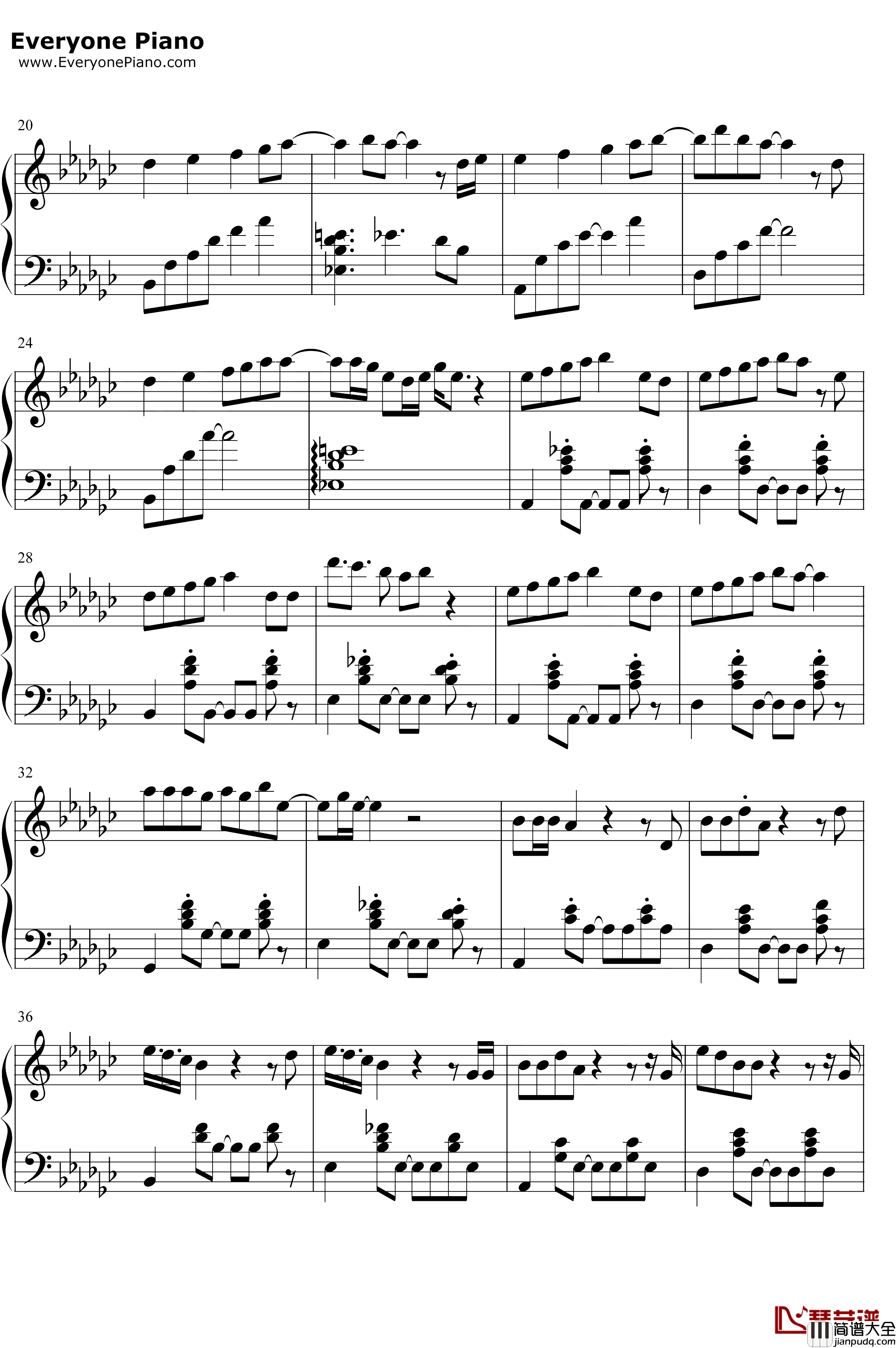 I_Love_You_3000_II钢琴谱_88risingStephaniePoetri王嘉尔_开口跪的好歌不容错过