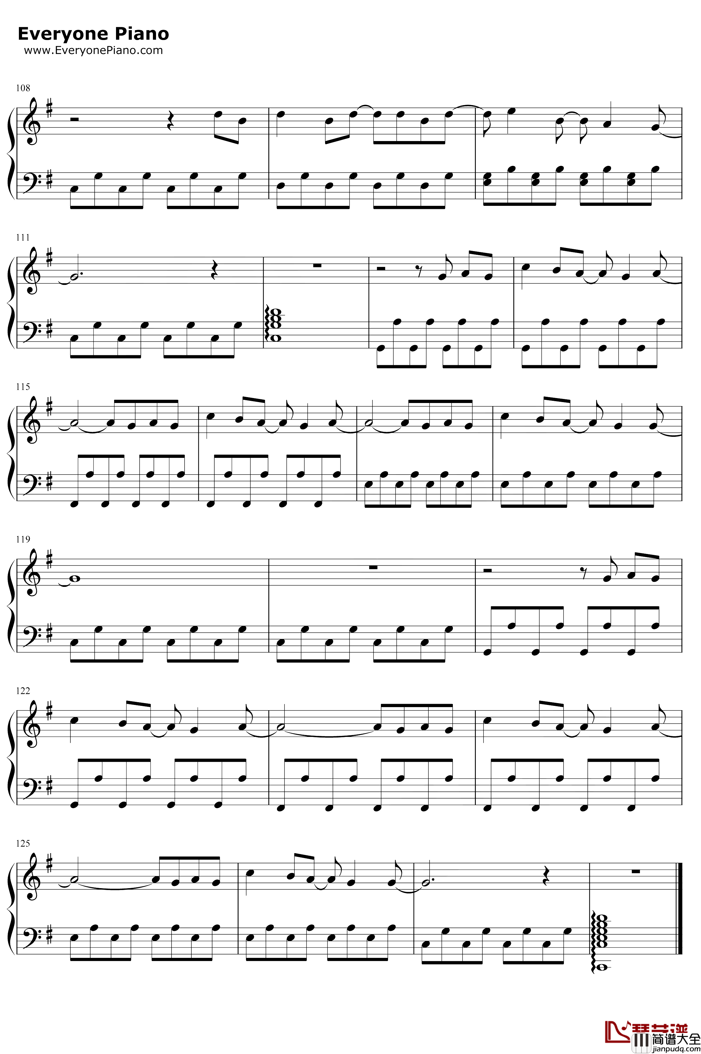 易碎的吻钢琴谱_王源