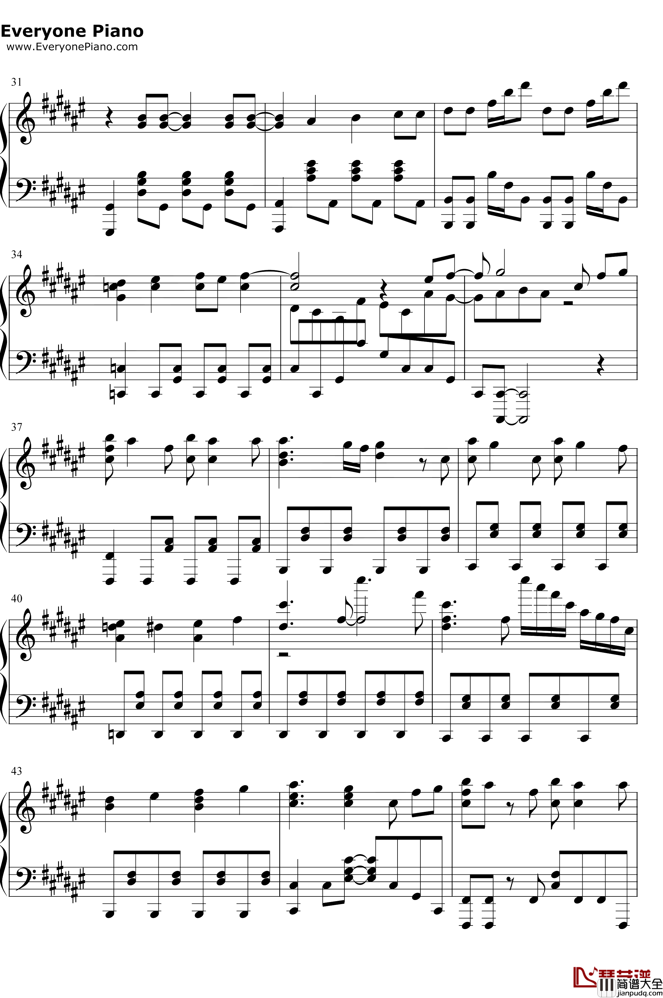 Hello_to_Dream钢琴谱_井口裕香_在地下城寻求邂逅是否搞错了什么ⅡOP