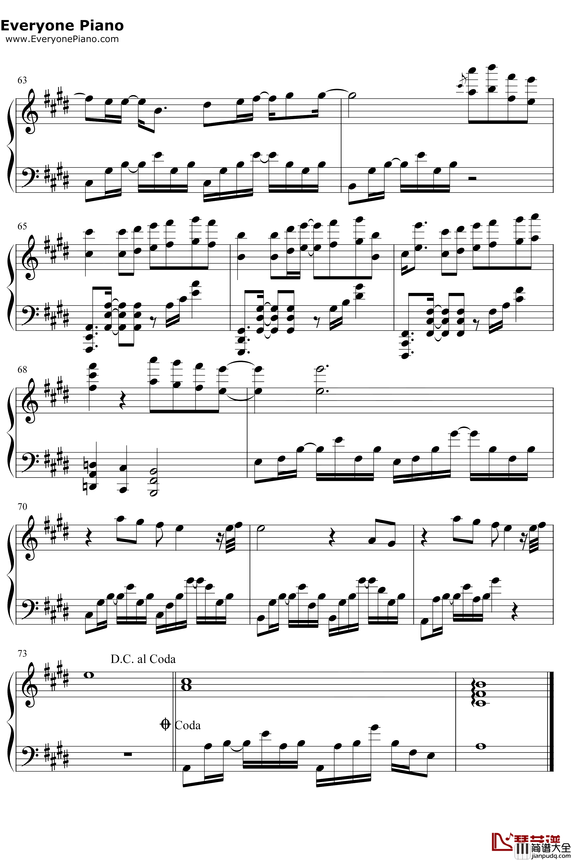 对的时间点钢琴谱_林俊杰_动人旋律谱写时间与生命的感动