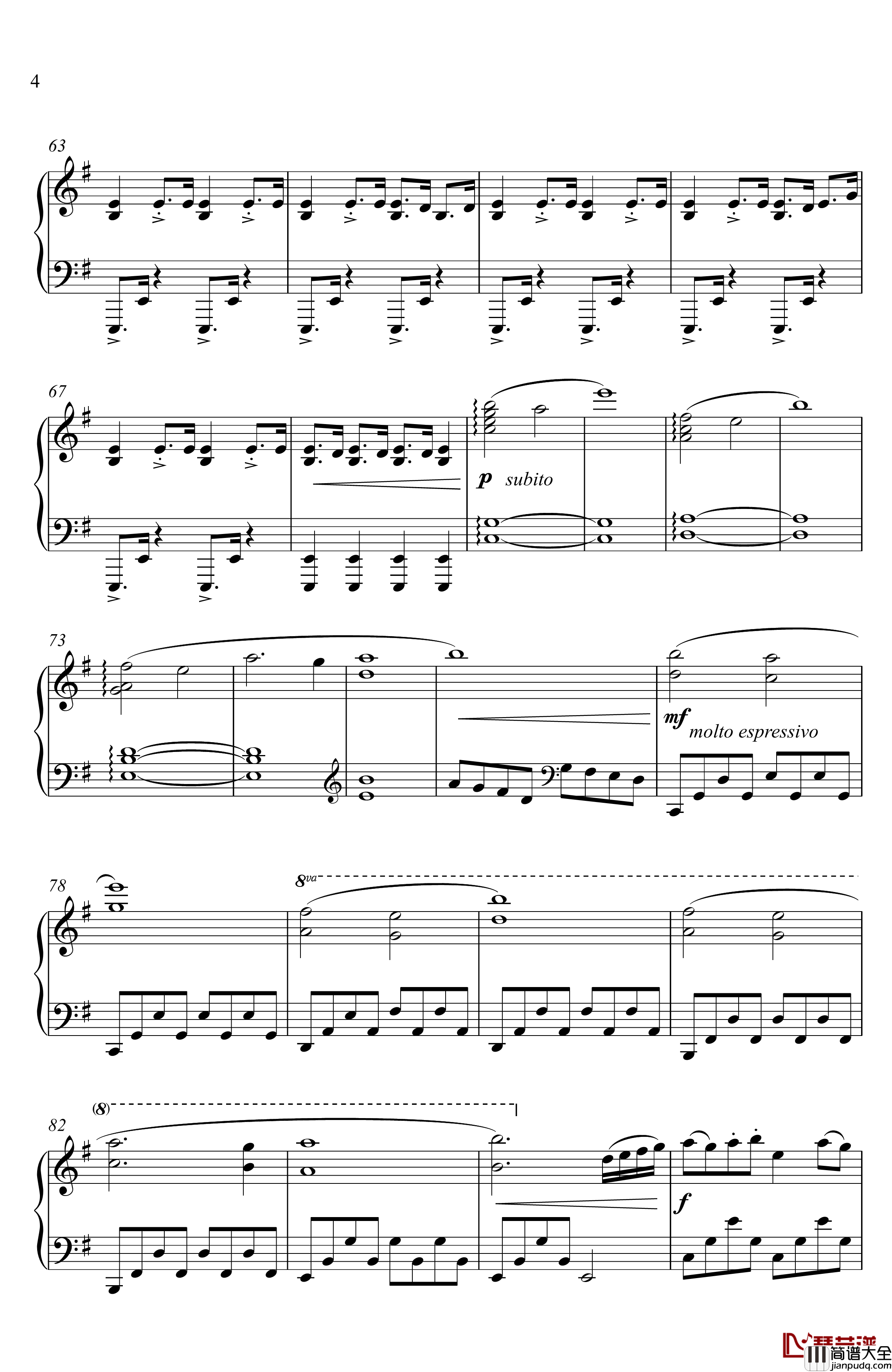 狮子王近侍曲钢琴谱_简易版_刀剑乱舞