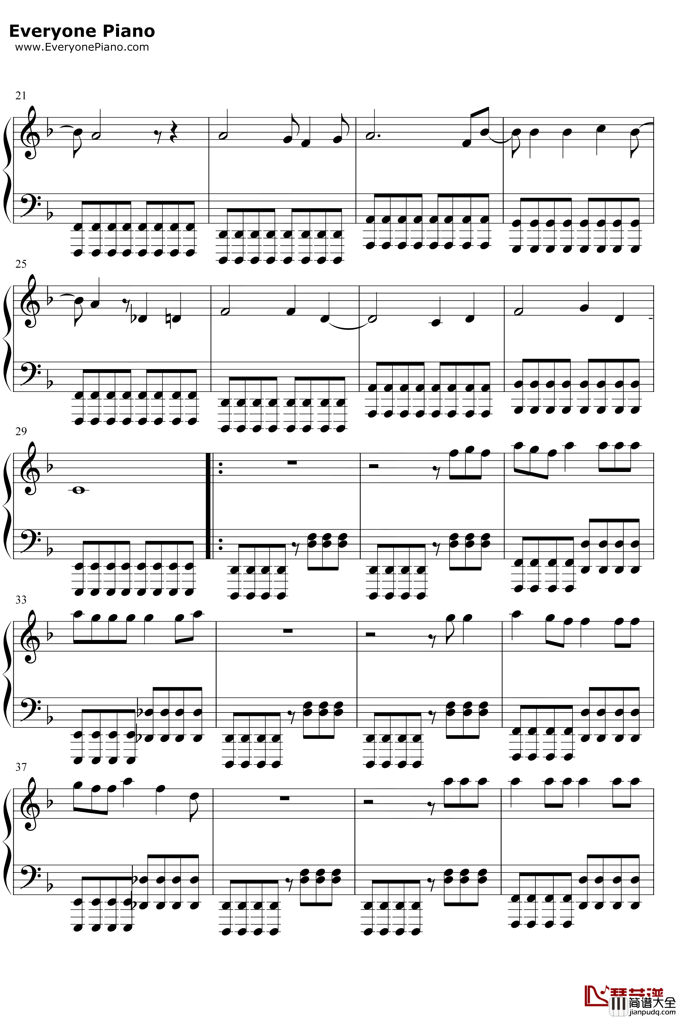 Out_of_the_Black钢琴谱_RoyalBlood_我是谁没有绝对安全的系统OST