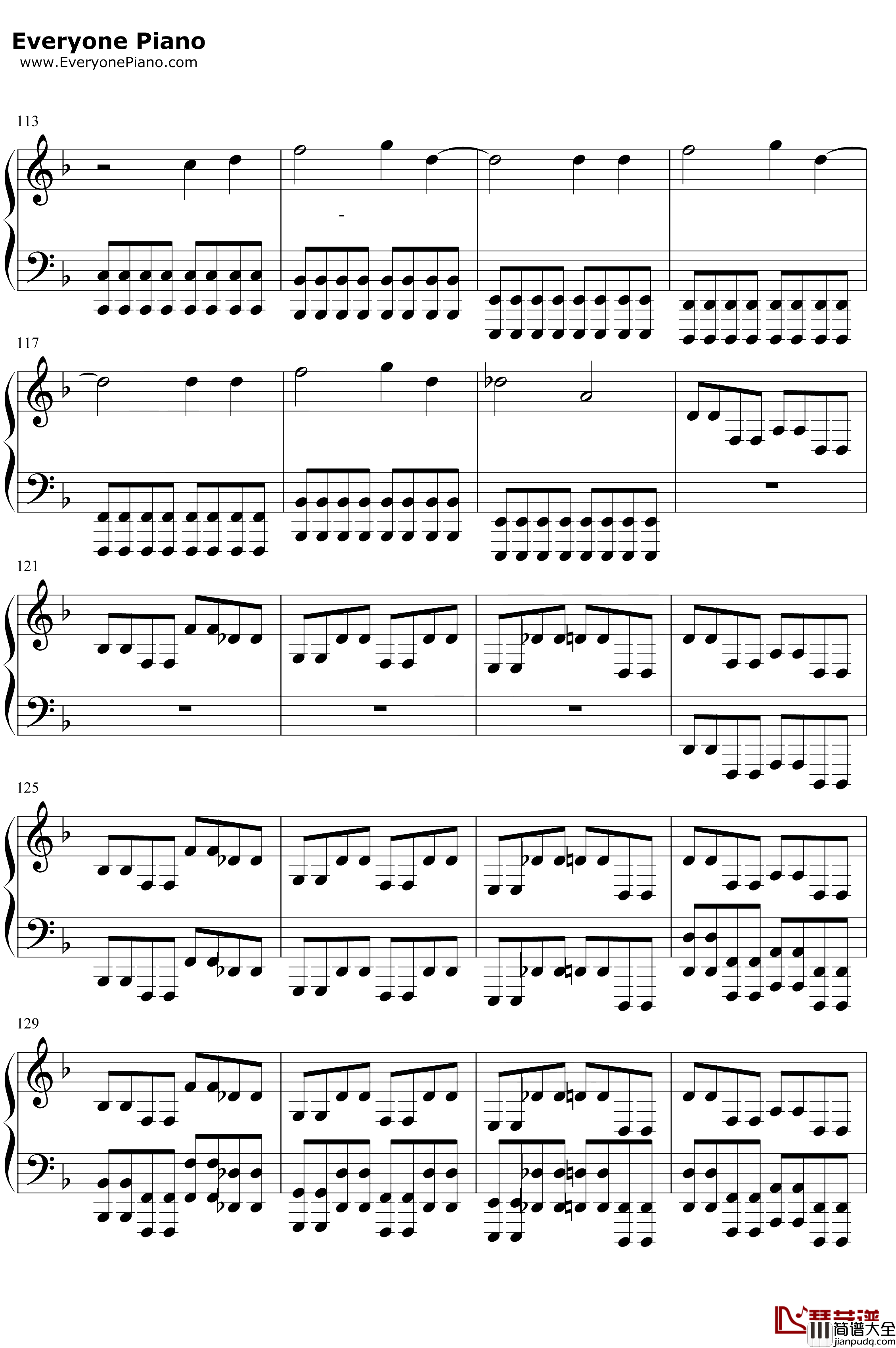 Out_of_the_Black钢琴谱_RoyalBlood_我是谁没有绝对安全的系统OST