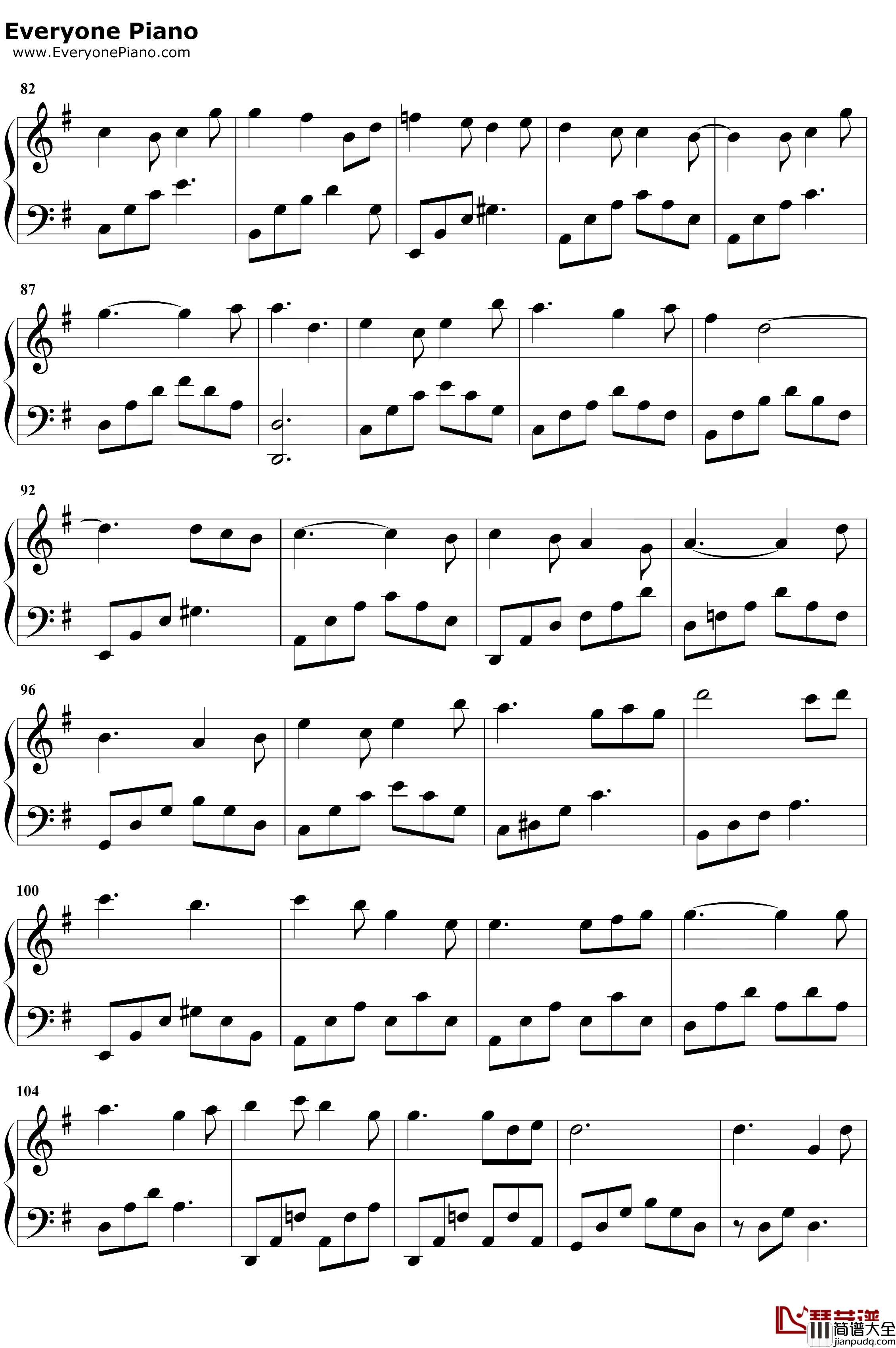 颠倒钢琴谱_房东的猫_我的莫格利男孩插曲