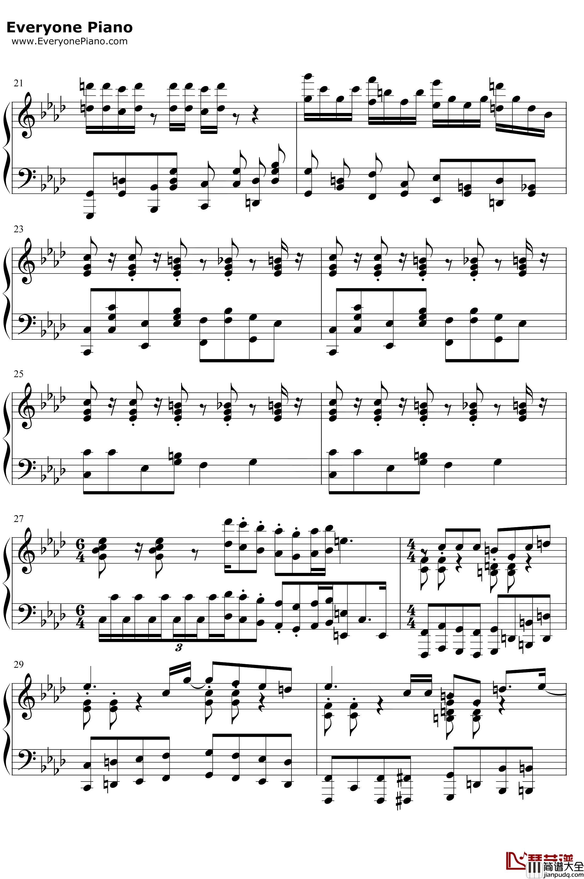 Wild_Side钢琴谱_ALI_BEASTARSOP