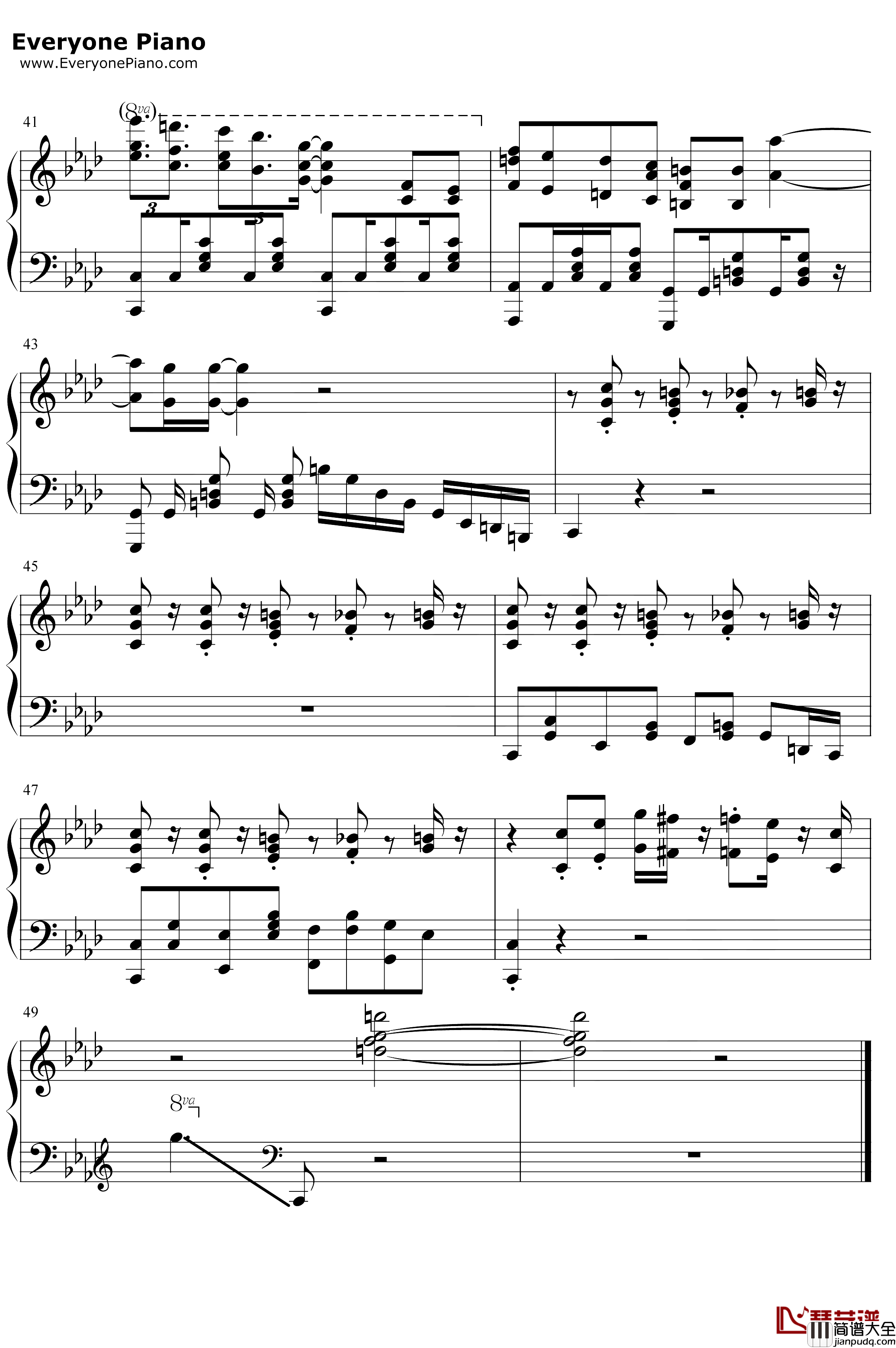 Wild_Side钢琴谱_ALI_BEASTARSOP