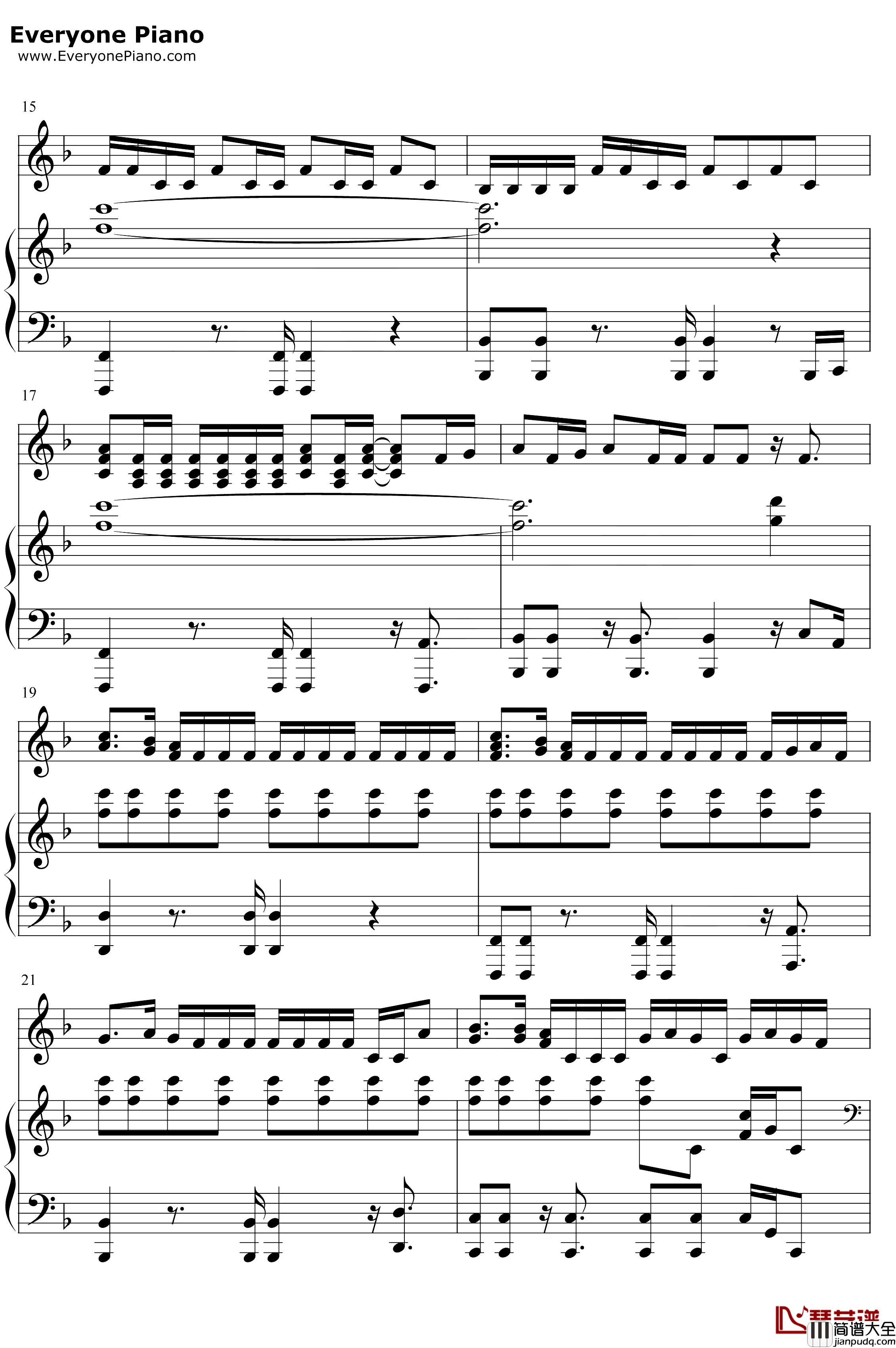 Helpless钢琴谱_Lin_ManuelMiranda_汉密尔顿音乐剧插曲