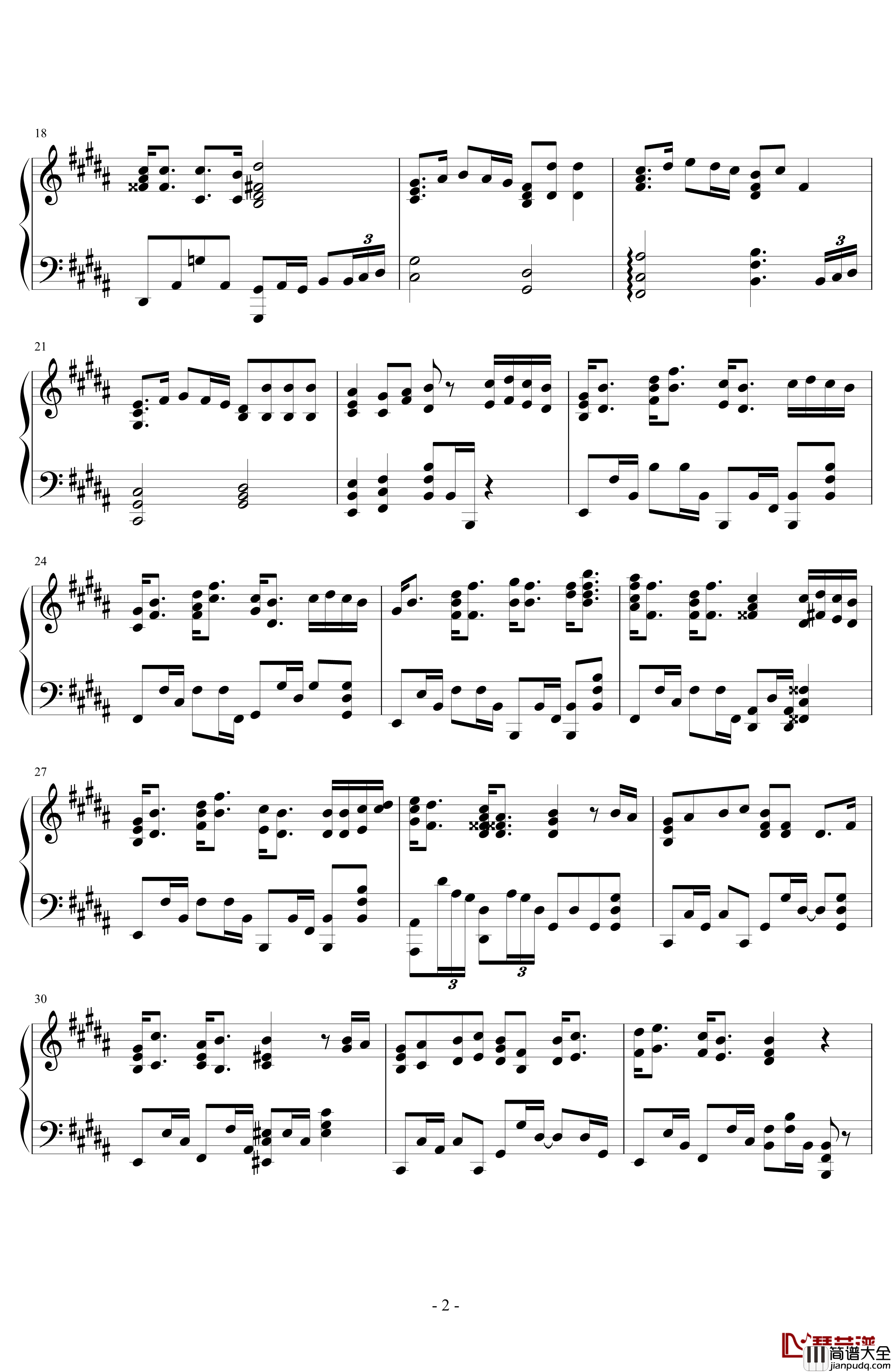 Lemon钢琴谱_特效钢琴_米津玄師