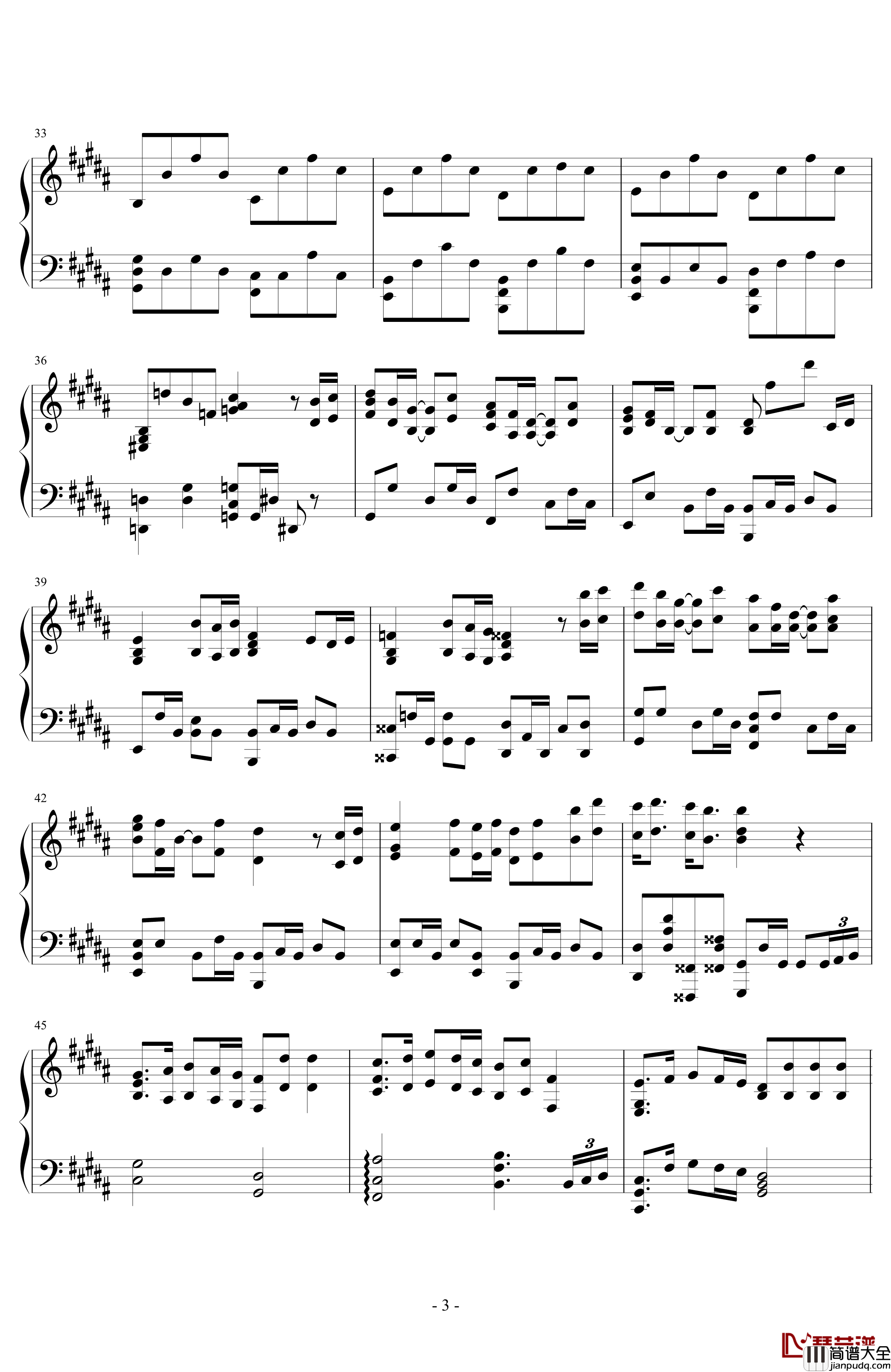 Lemon钢琴谱_特效钢琴_米津玄師