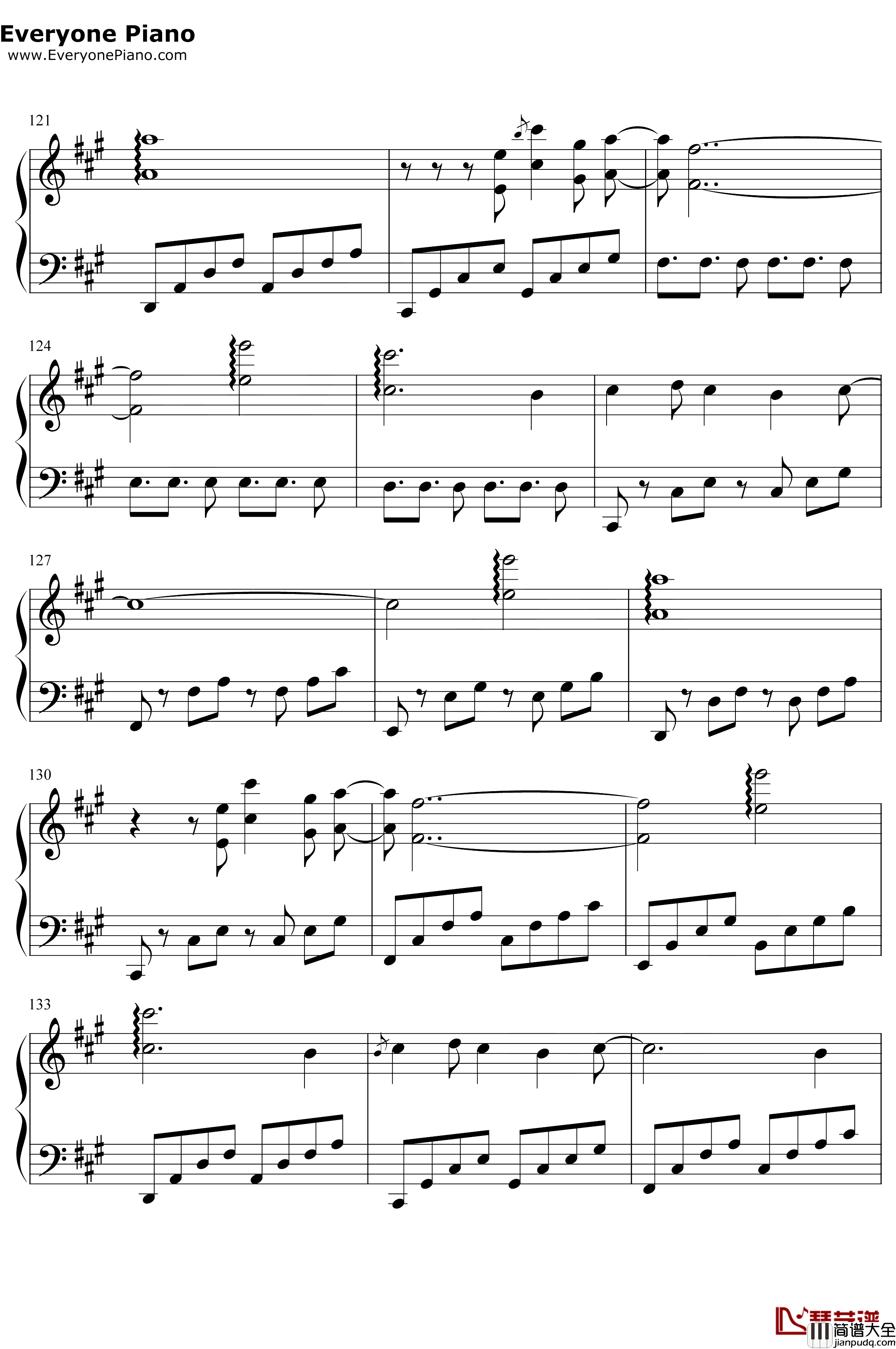 Schwarzer_Regen钢琴谱_初音未来_黑暗森林_我的三体第二季主题曲