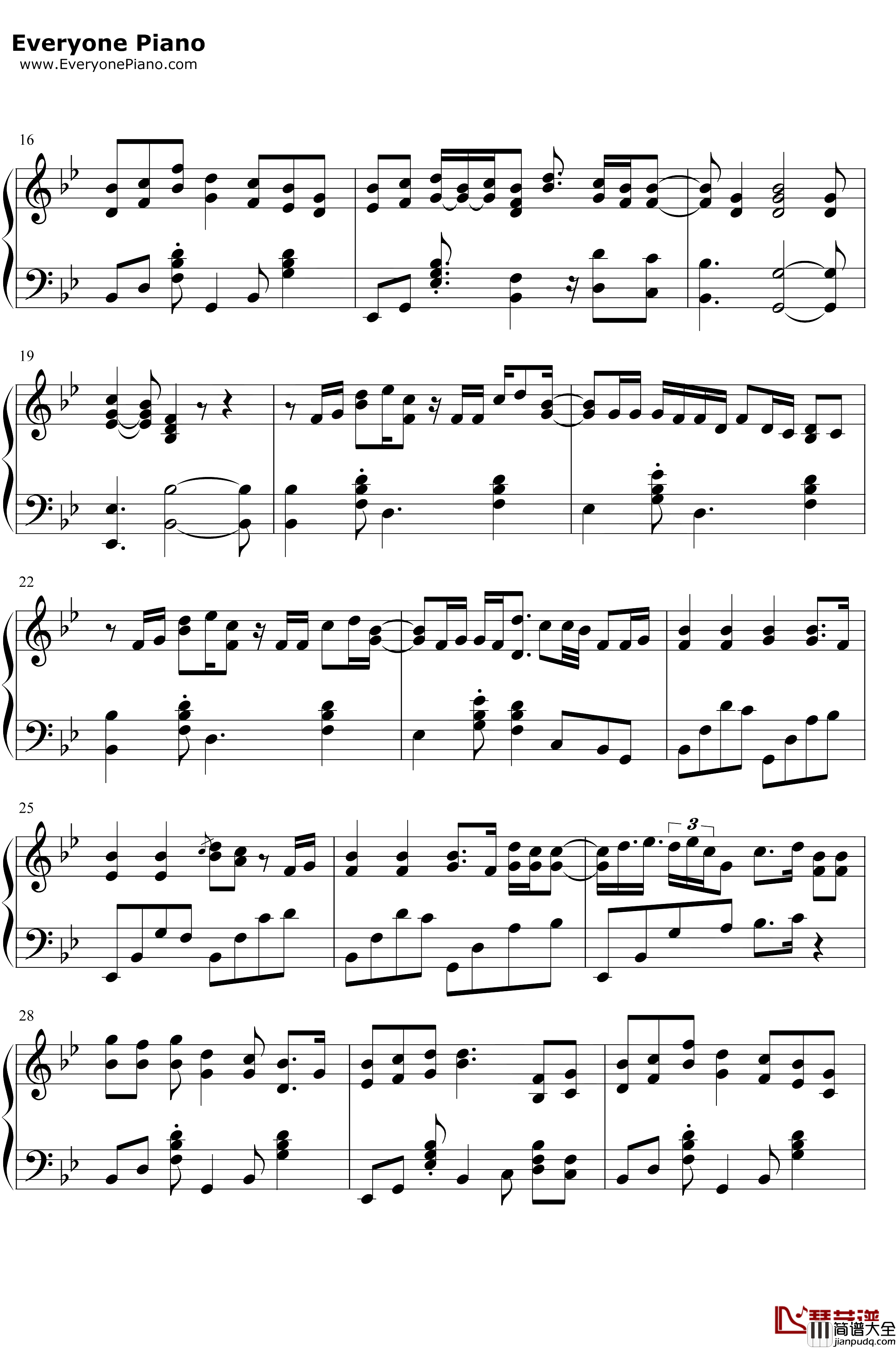 10000Hours钢琴谱_Dan_ShayJustinBieber_DanShayftJustinBieber