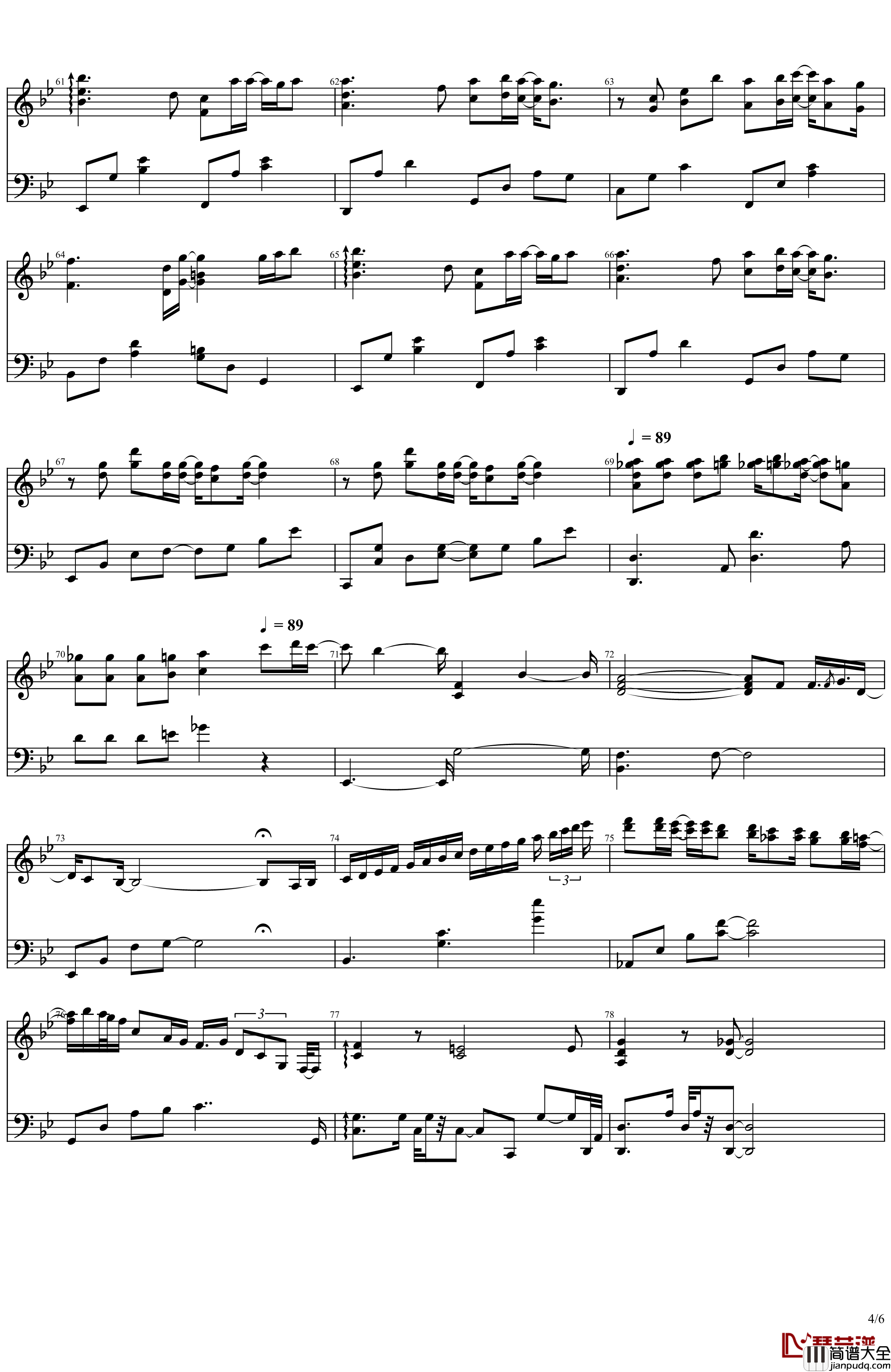 秋之回忆2_ED_オルゴールとピアノと钢琴谱_Memories_Off*志仓千代丸*水树奈奈