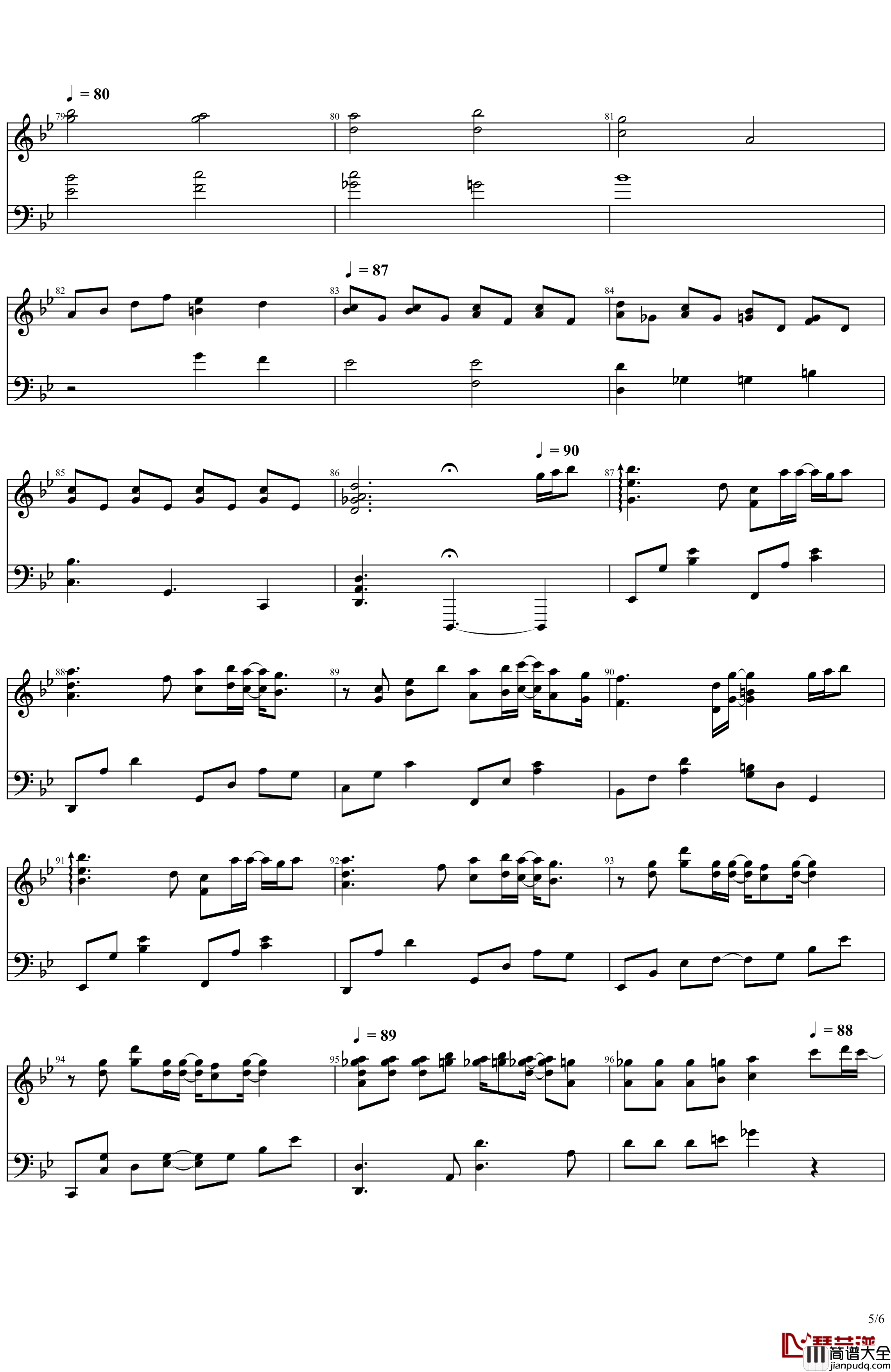 秋之回忆2_ED_オルゴールとピアノと钢琴谱_Memories_Off*志仓千代丸*水树奈奈