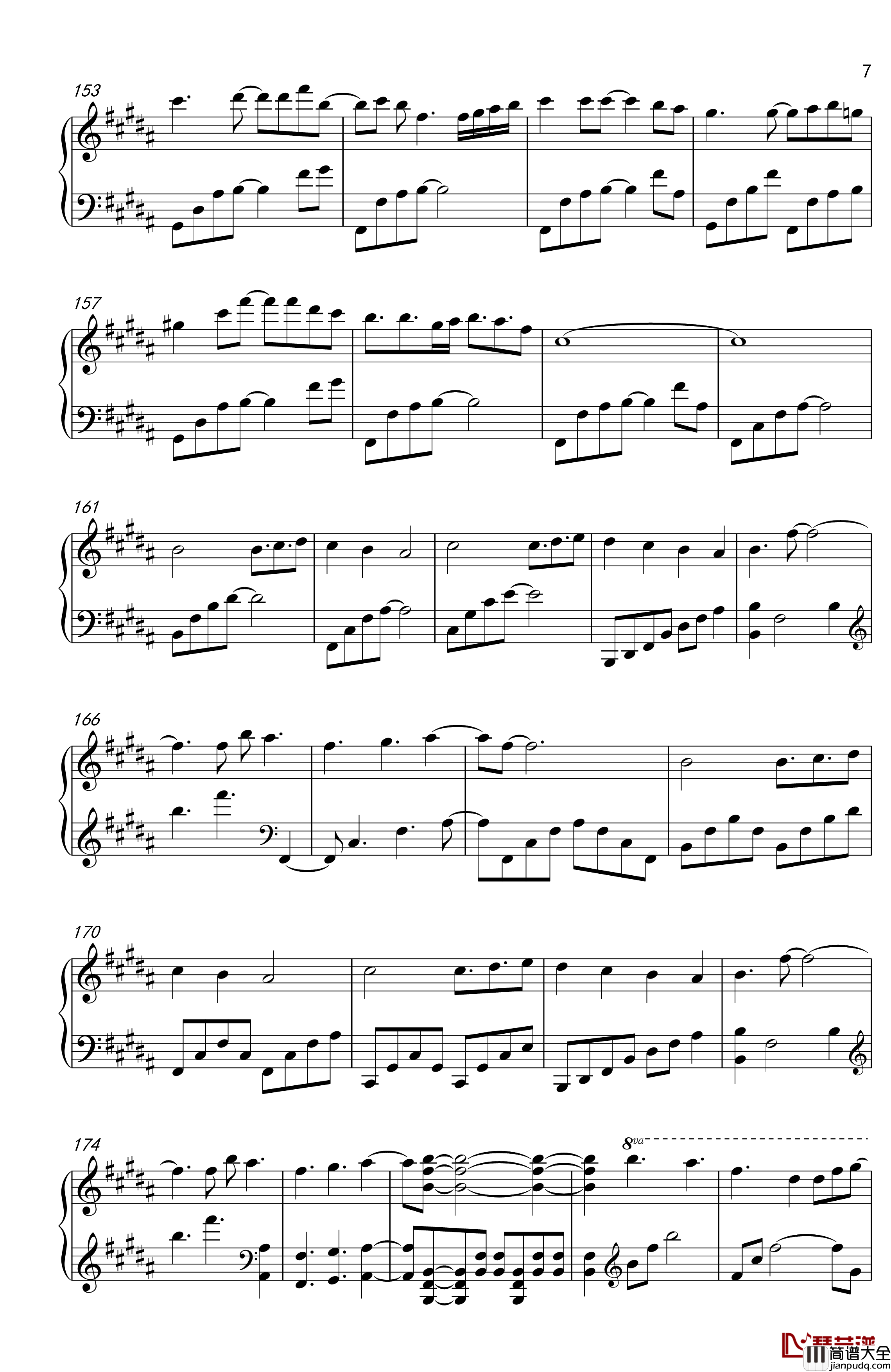 Nostalgia钢琴谱_东方同人曲_古明地恋