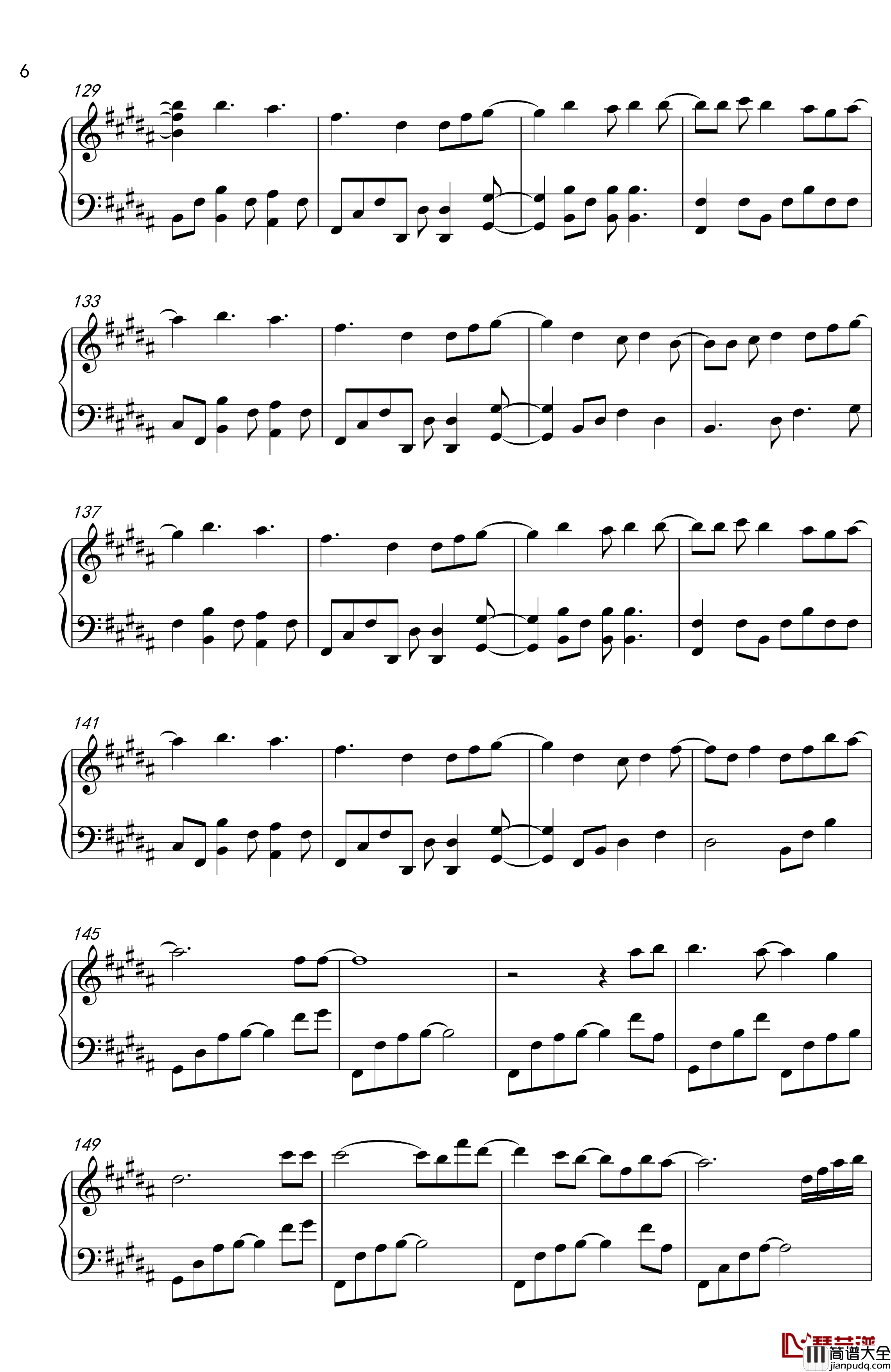 Nostalgia钢琴谱_东方同人曲_古明地恋