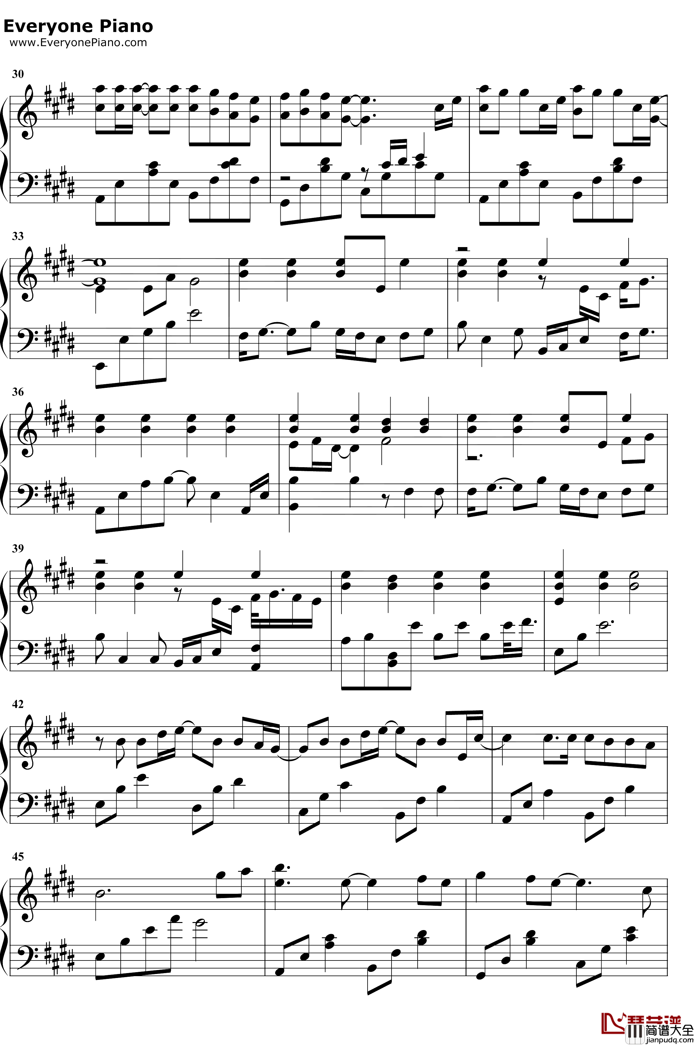 分组钢琴谱_陈壹千