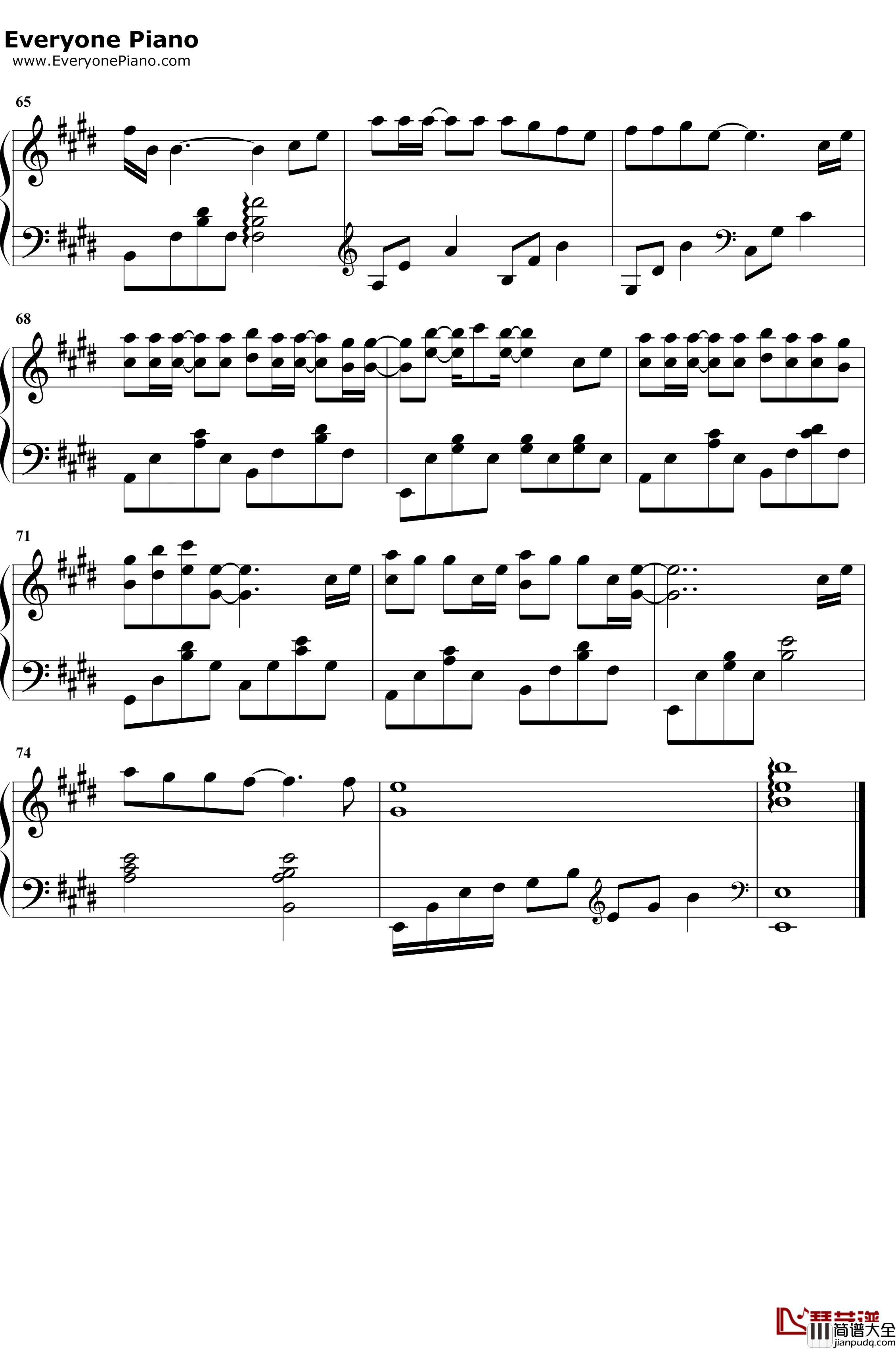 分组钢琴谱_陈壹千