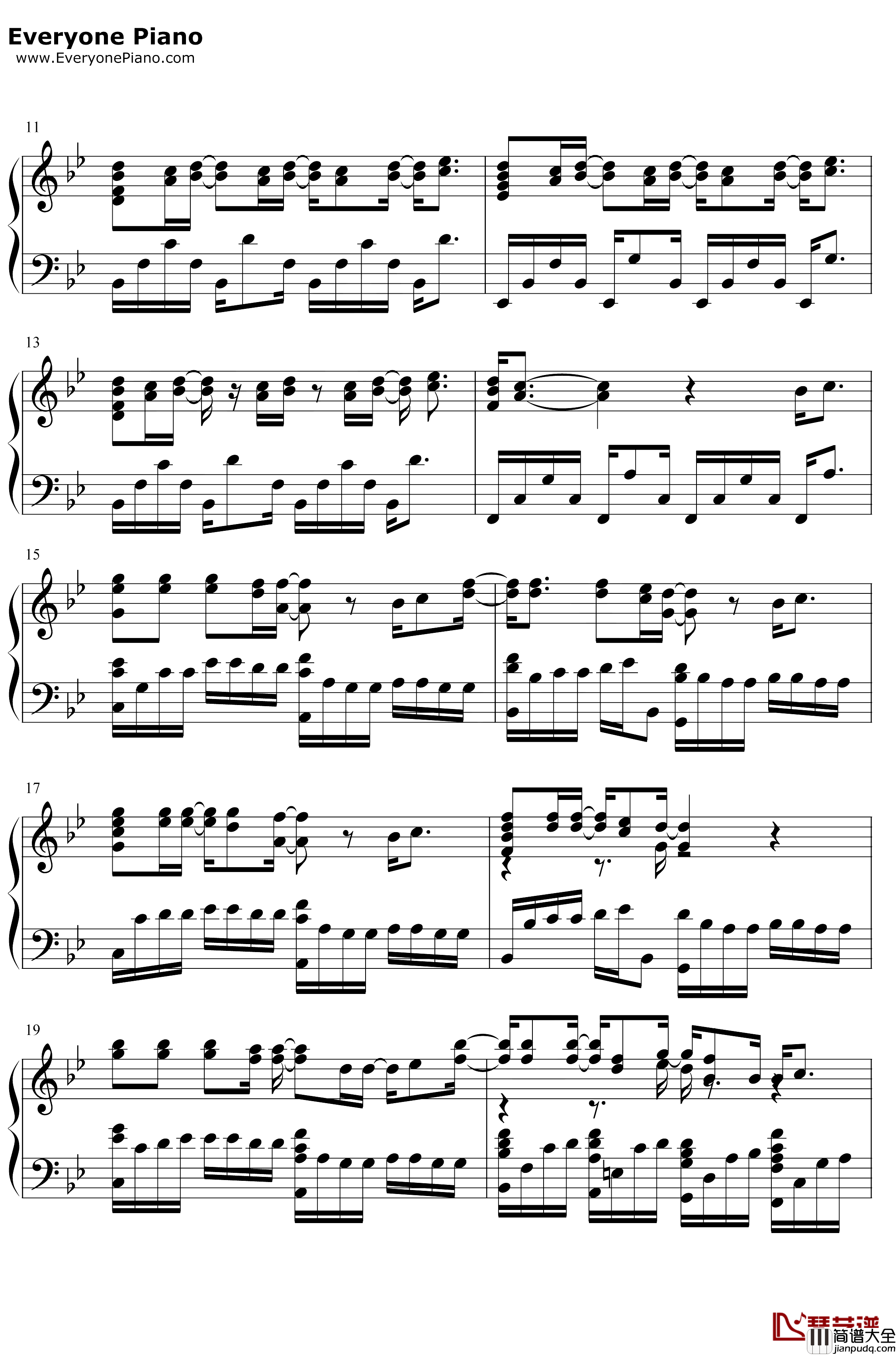 Lie_to_Me钢琴谱_5_Seconds_of_Summer