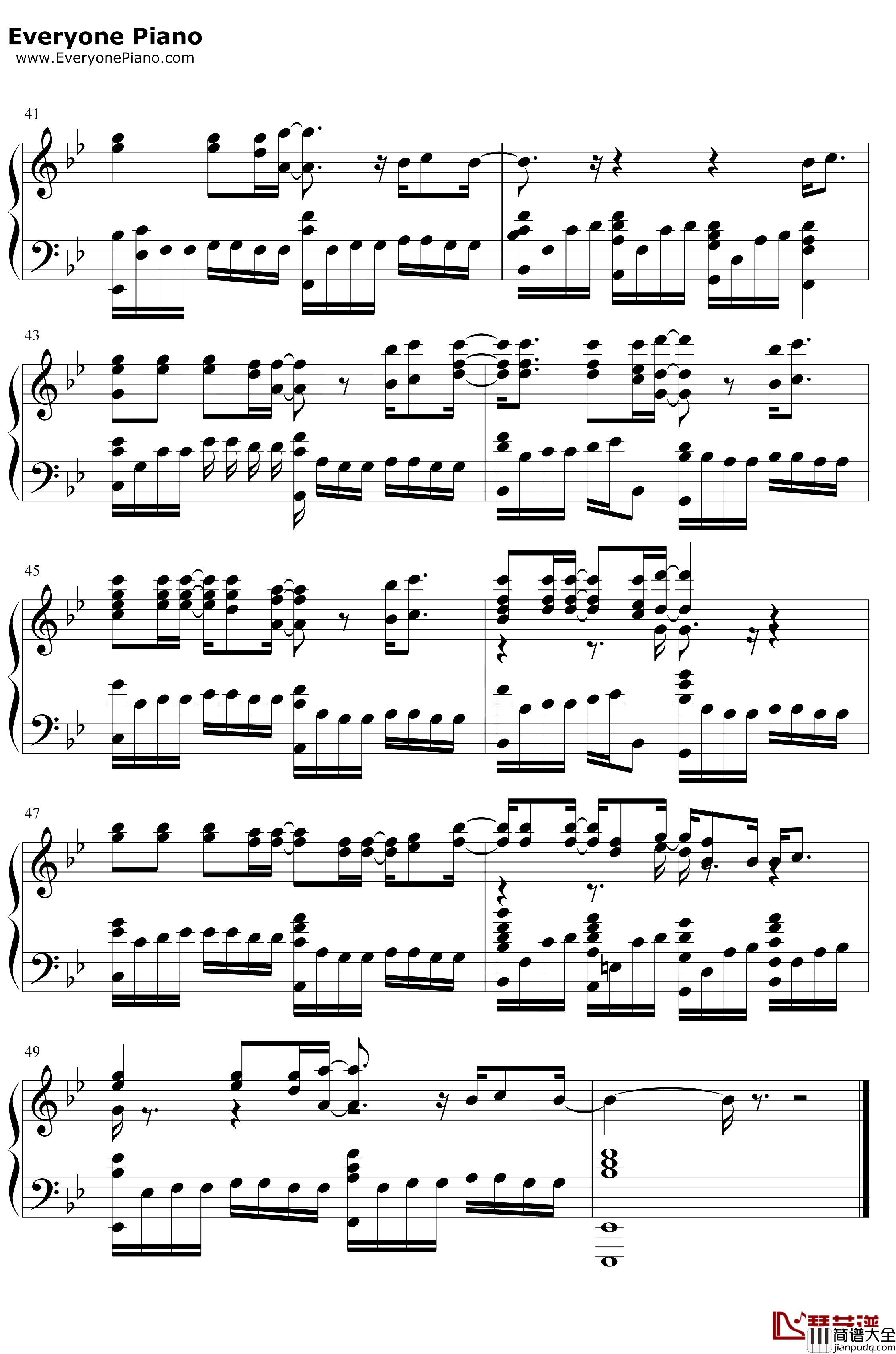 Lie_to_Me钢琴谱_5_Seconds_of_Summer