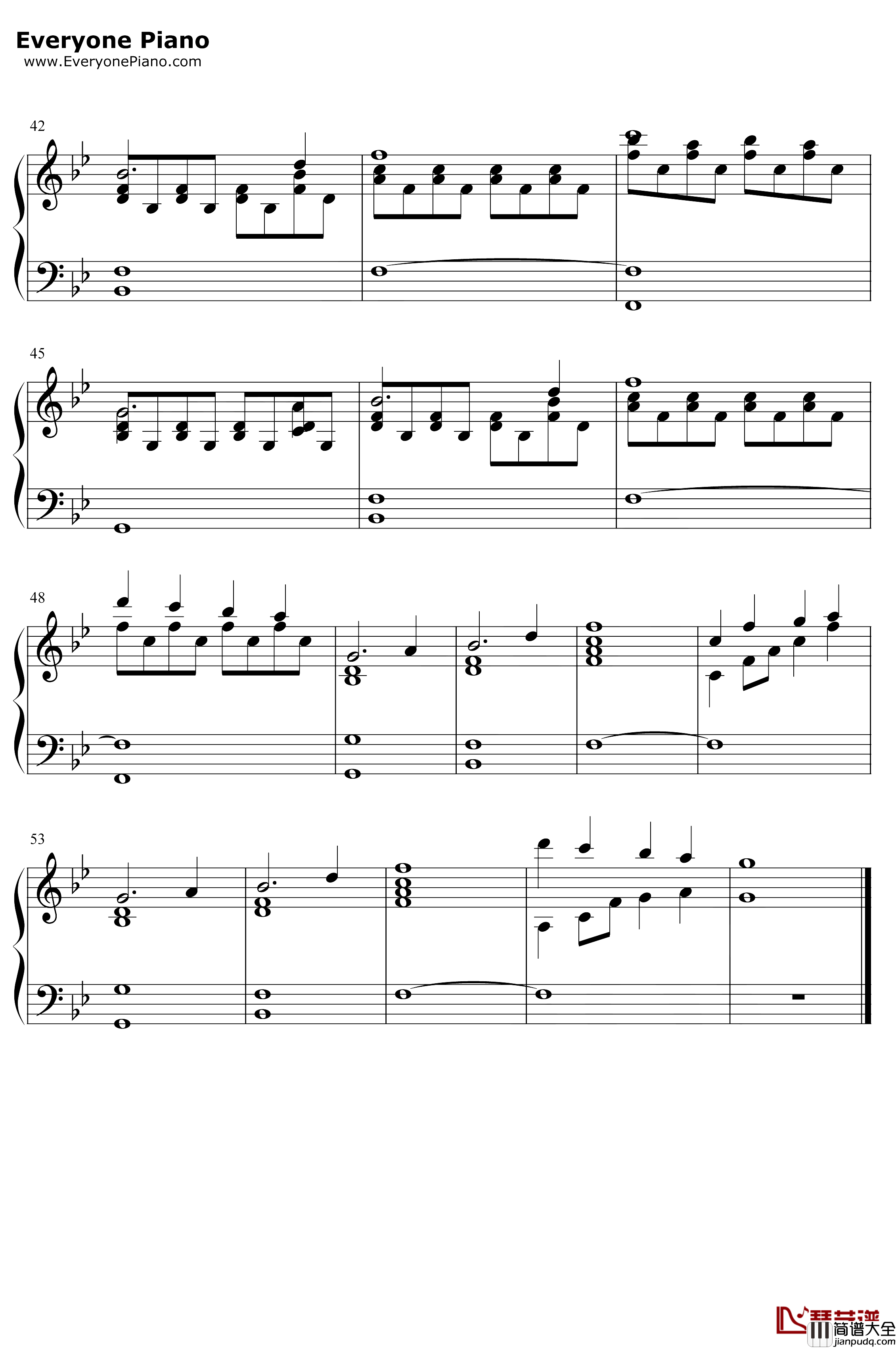 Through_Darkness钢琴谱_Approaching_Nirvana