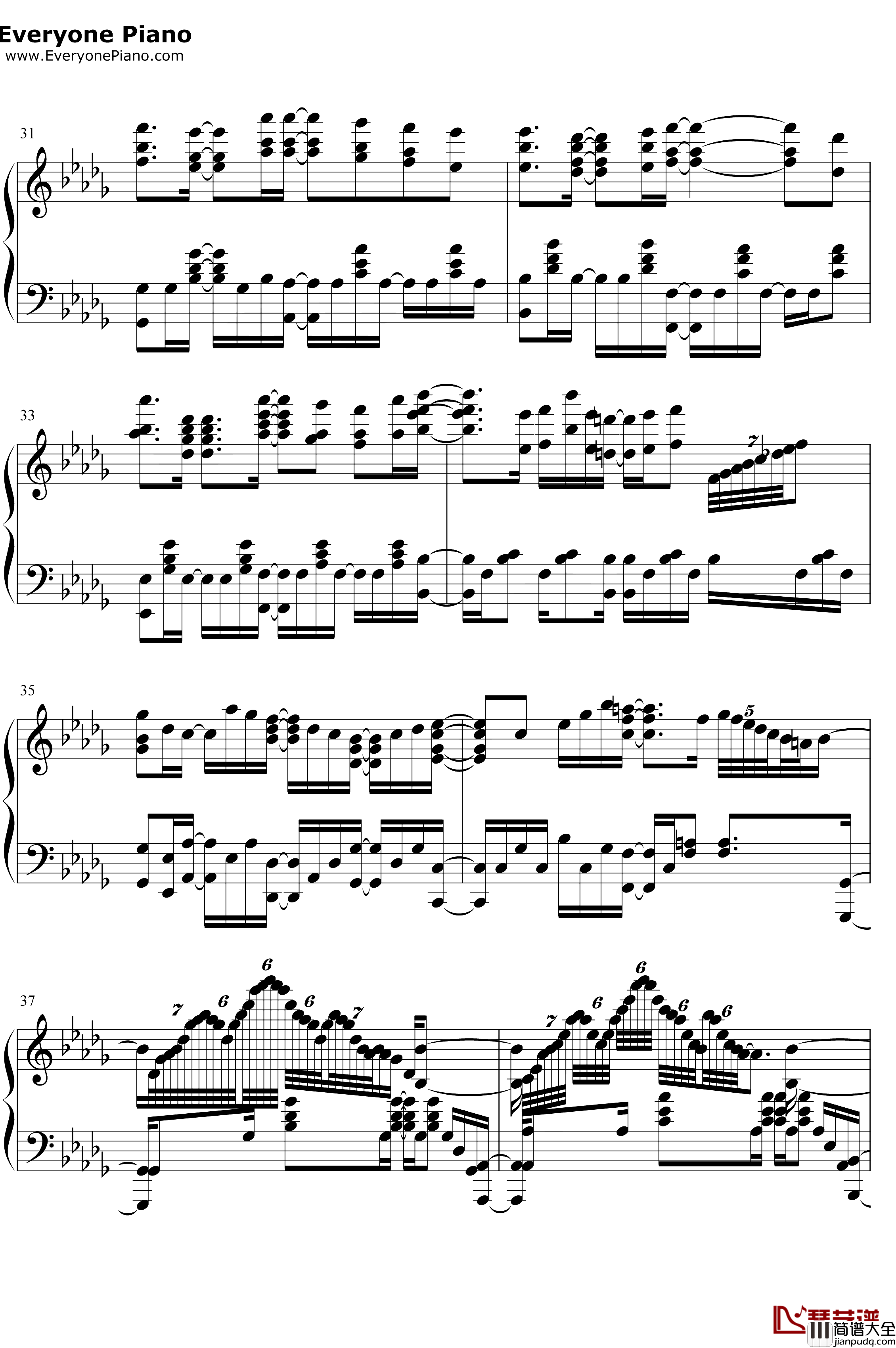 Philosophyz钢琴谱_水谷瑠奈_Rewrite_OP