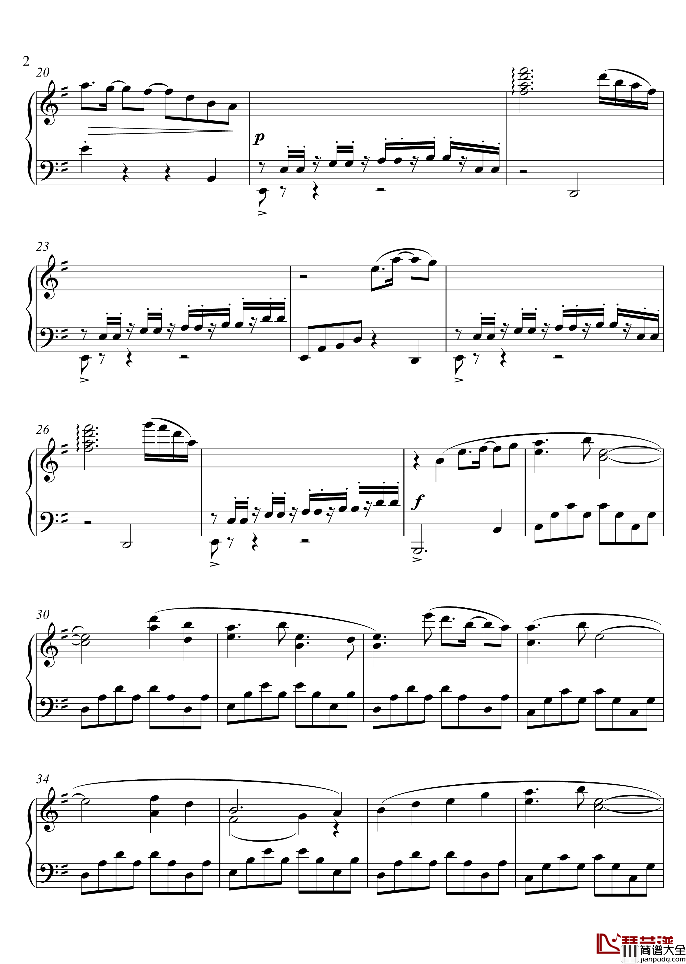 和泉守兼定近侍曲钢琴谱_简易版_【刀剑乱舞】