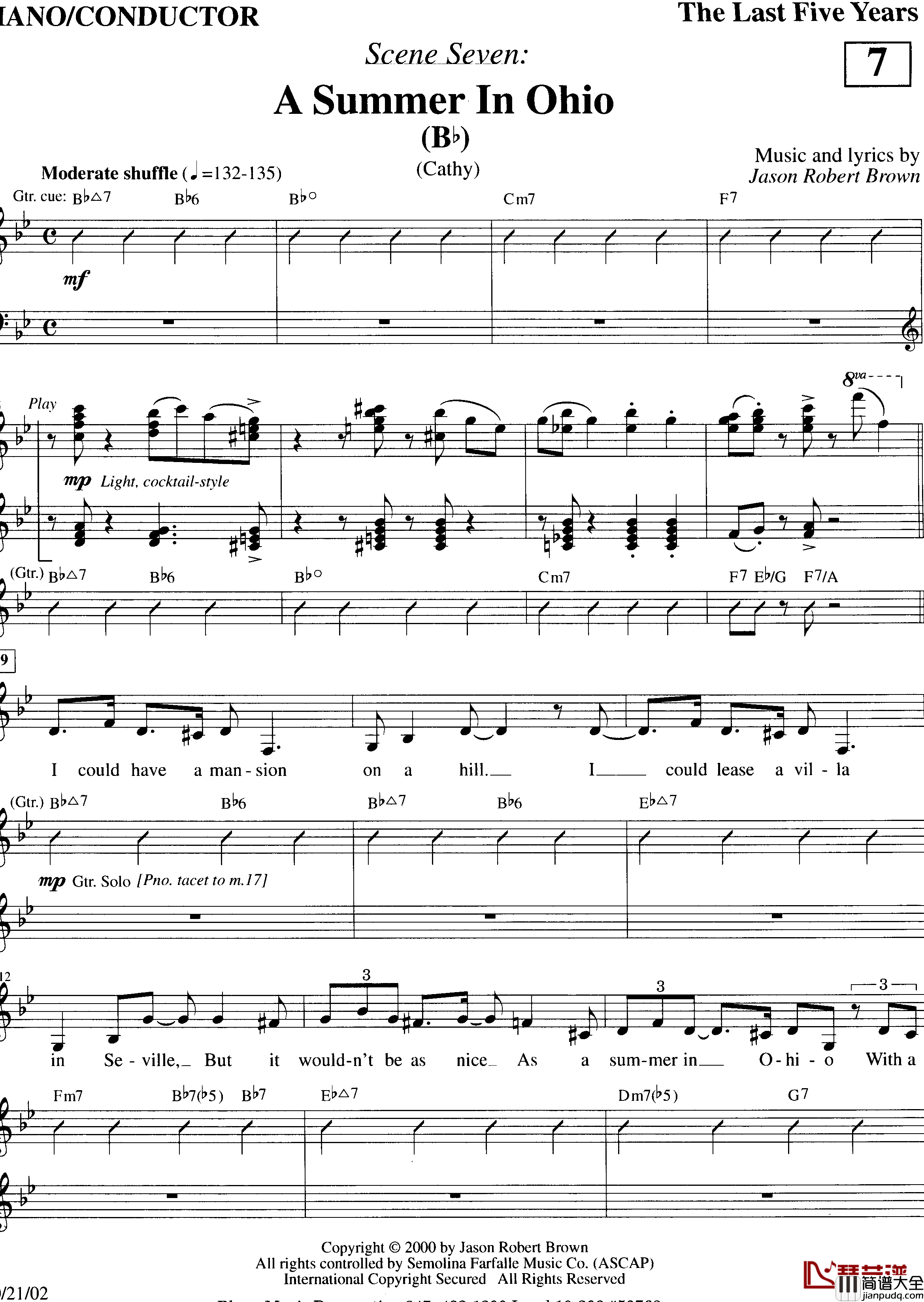 A_summer_in_Ohio钢琴谱_Anna_Kendrick