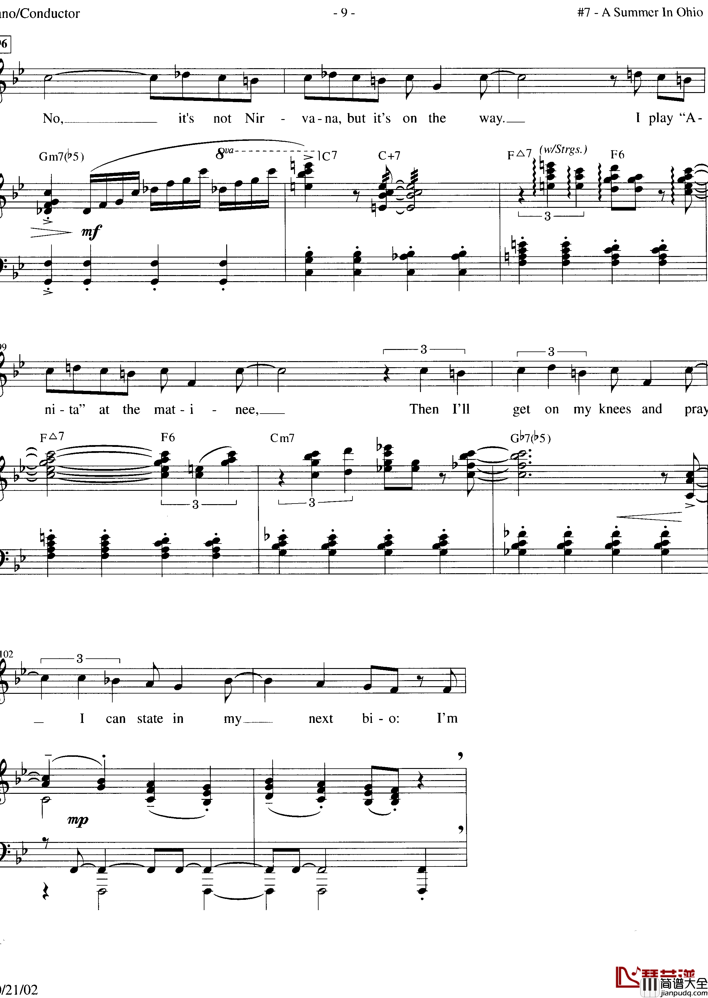 A_summer_in_Ohio钢琴谱_Anna_Kendrick