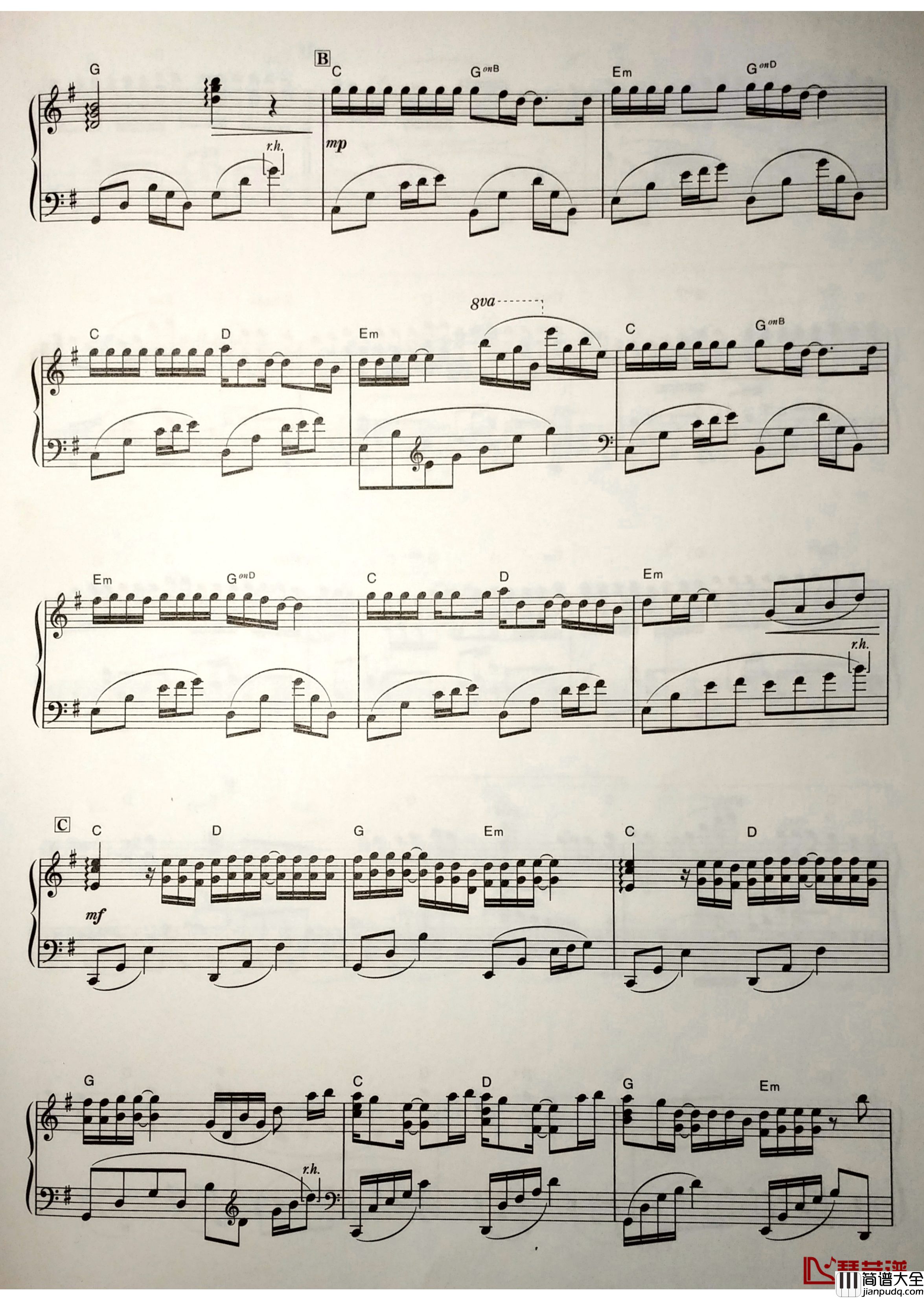 Secret_Base钢琴谱_未闻花名