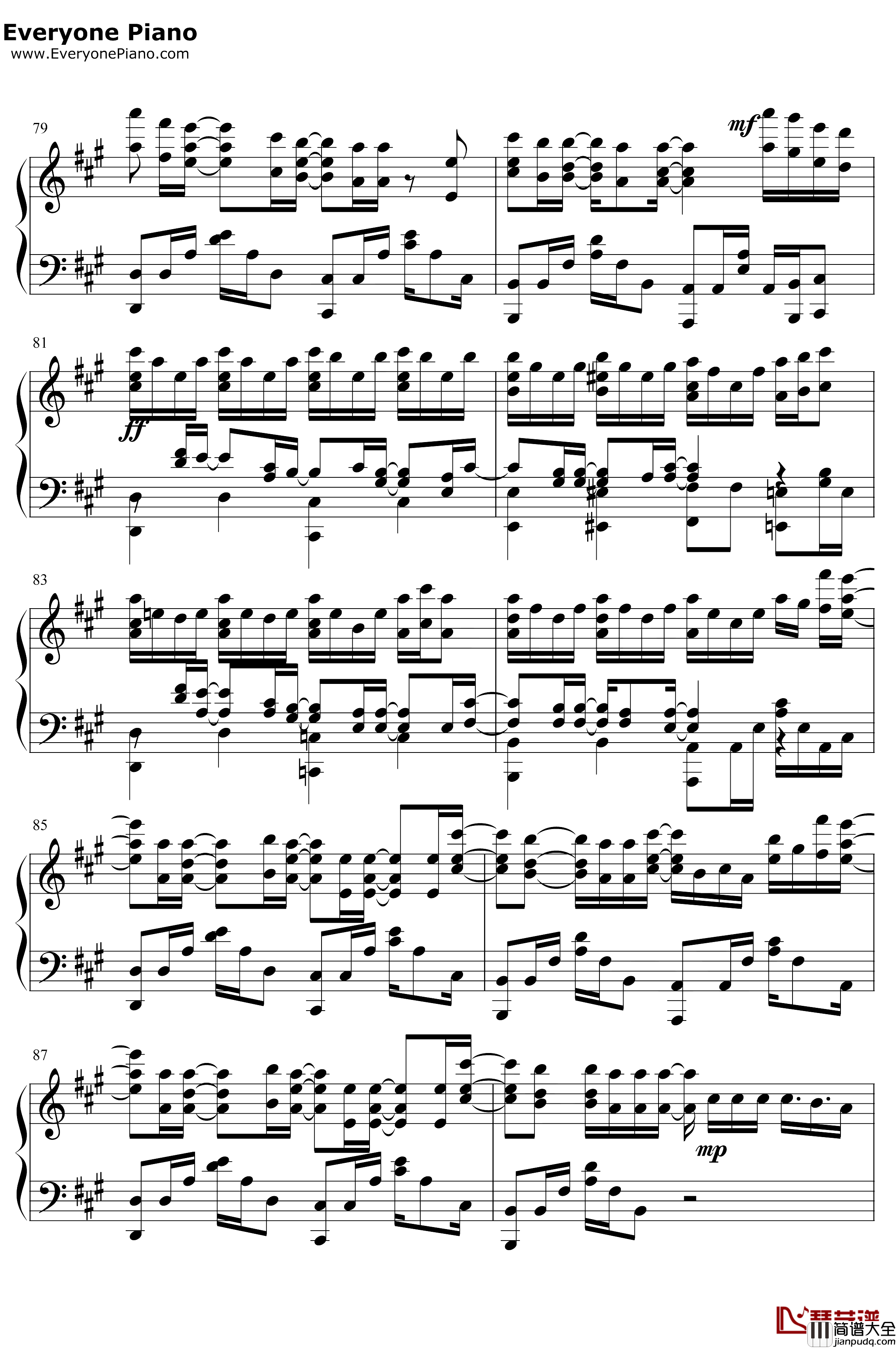 愛にできることはまだあるかい钢琴谱_Radwimps_天气之子主题曲