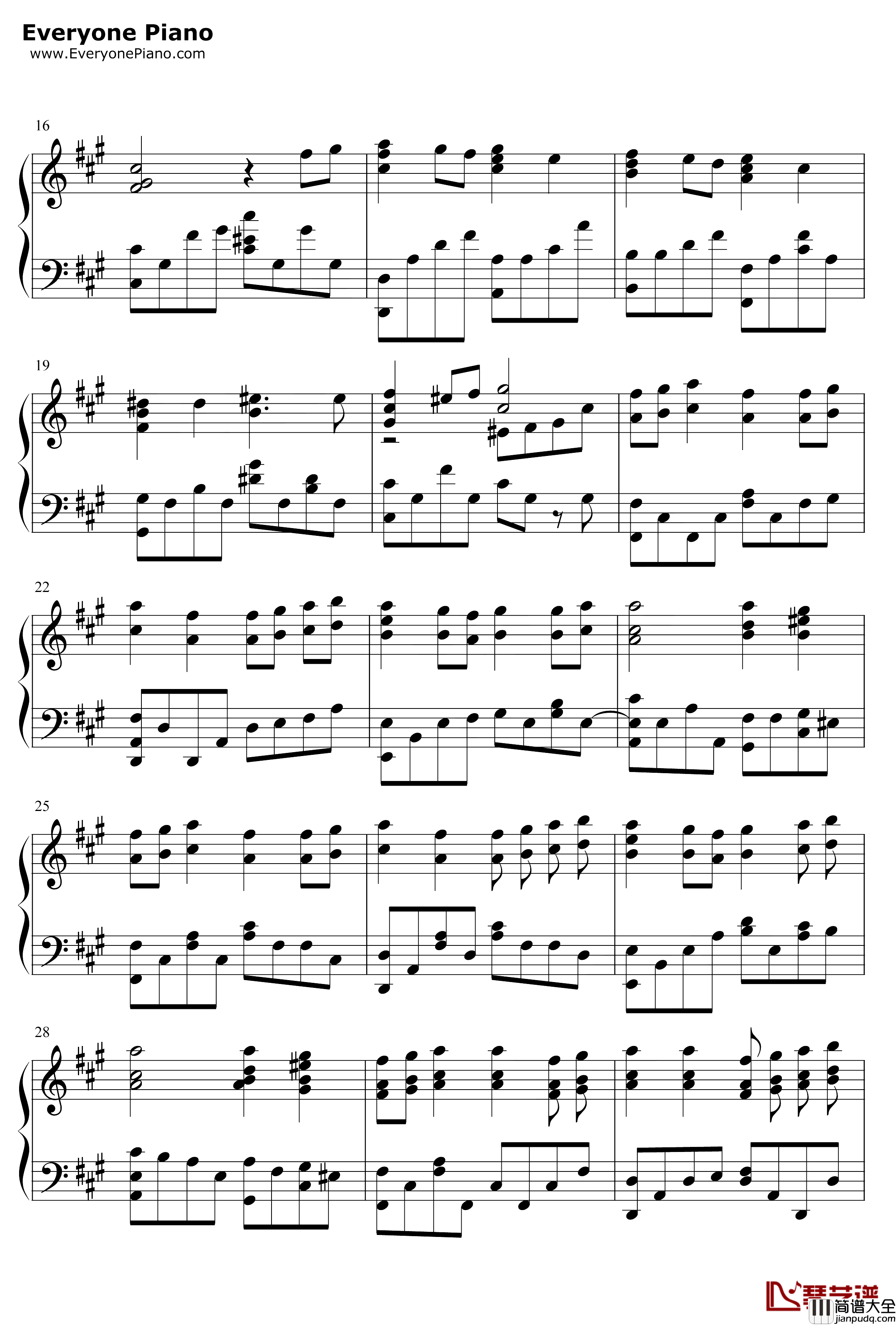 雲雀钢琴谱_ASCA_云雀_君主埃尔梅罗二世事件簿ED