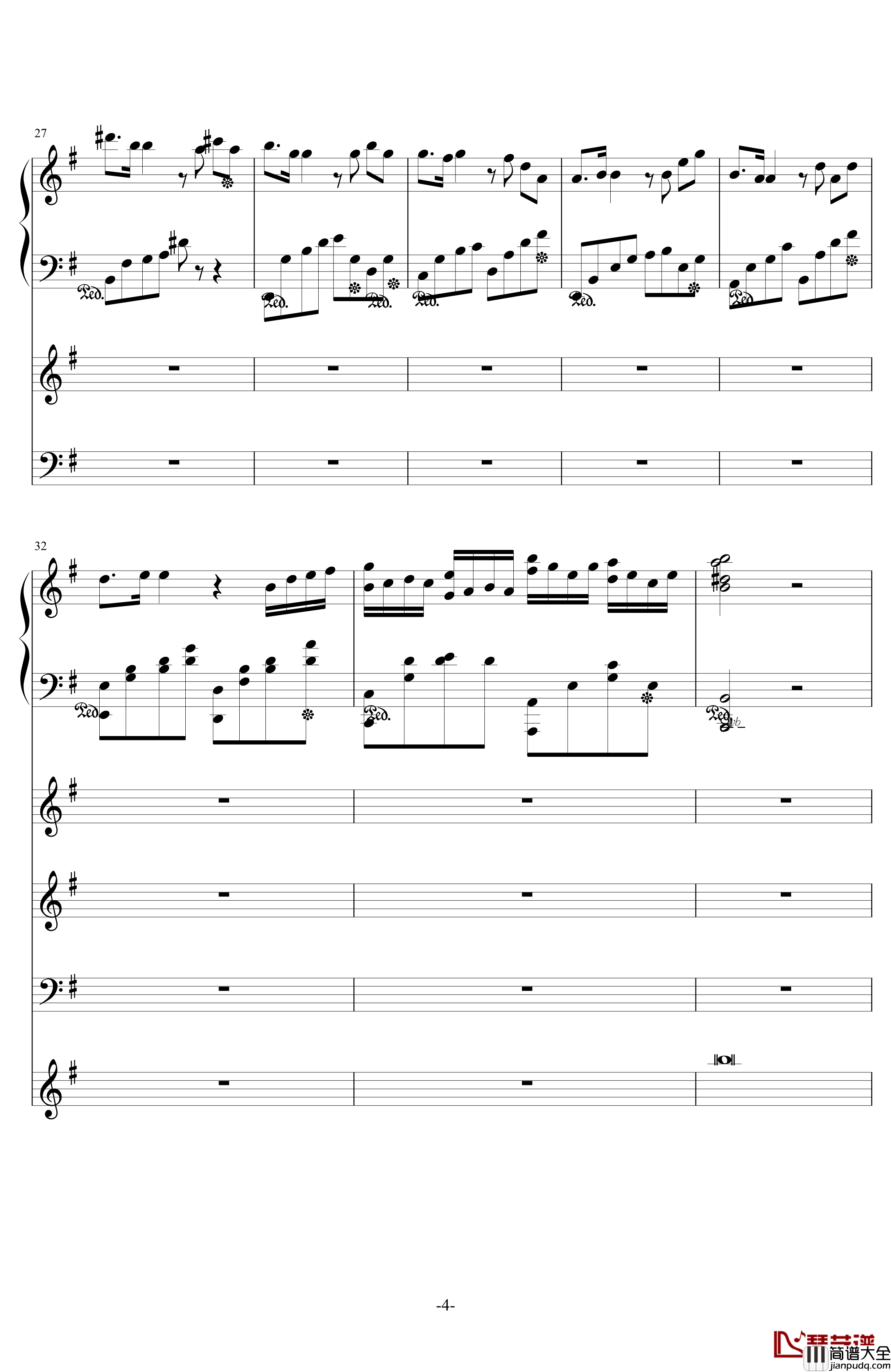 中国第二号狂想曲钢琴谱_ellocz