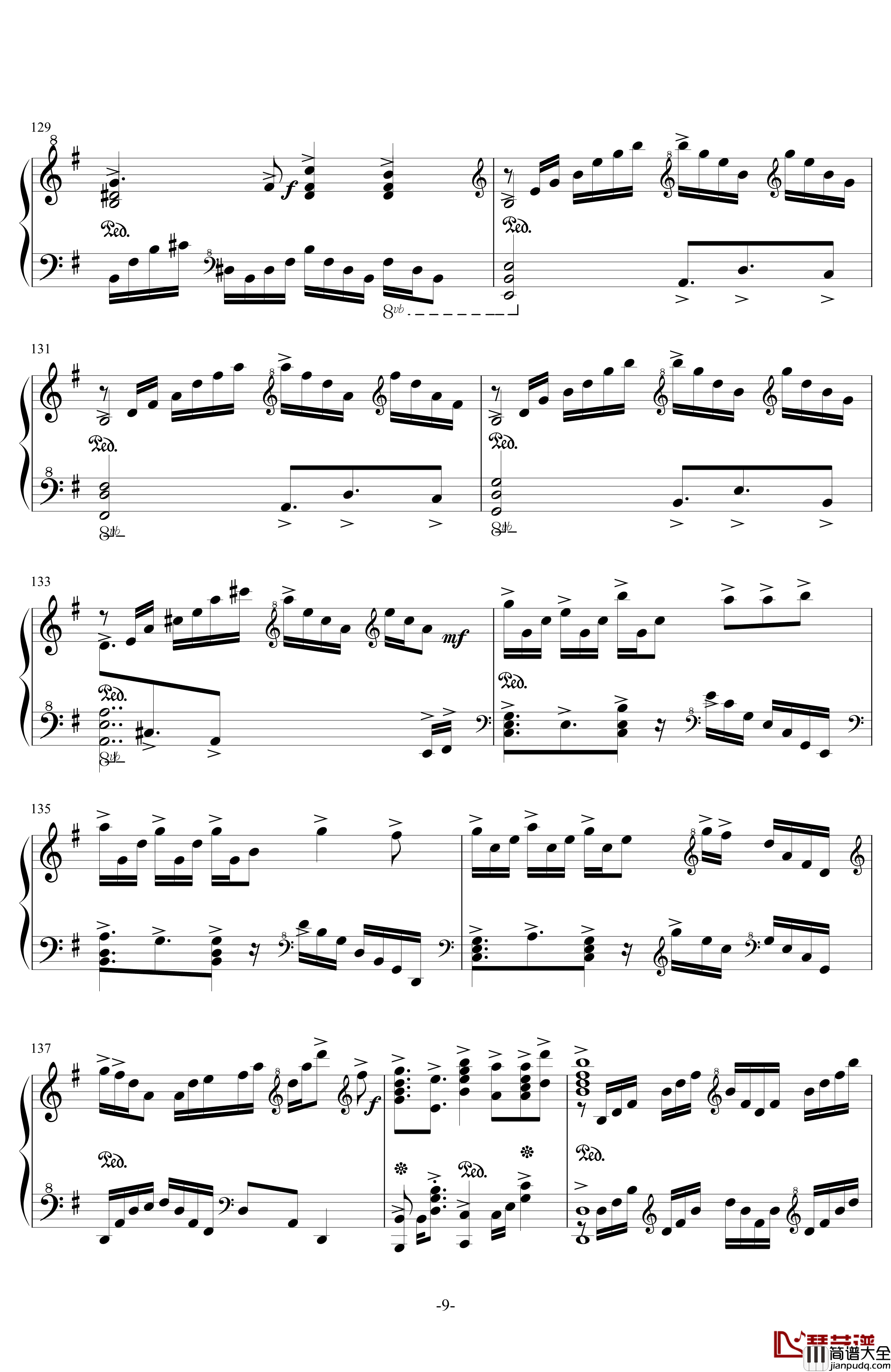 This_Game钢琴谱_游戏人生OP_完全版_by_DraXon_Animenz