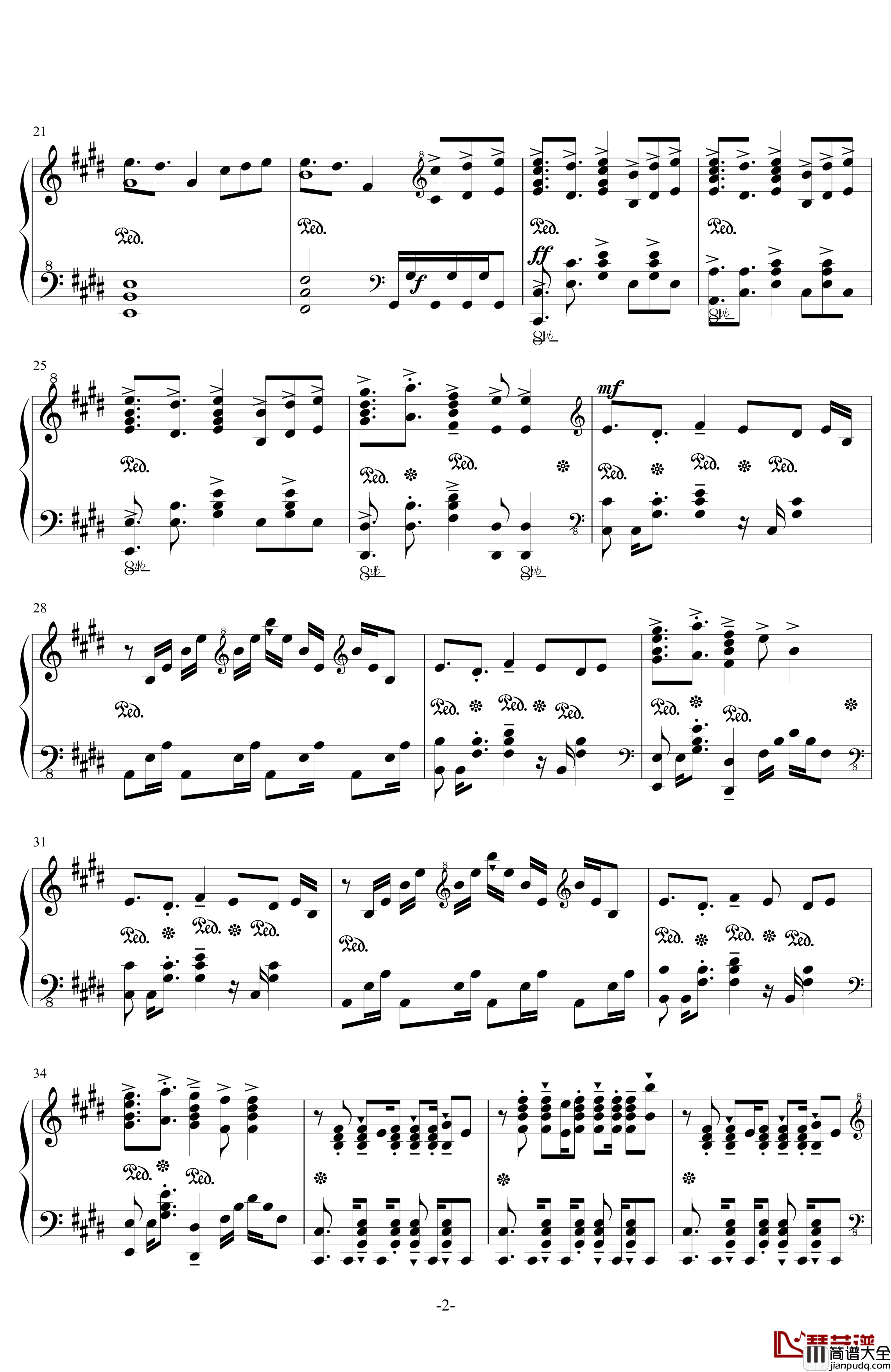 This_Game钢琴谱_游戏人生OP_完全版_by_DraXon_Animenz