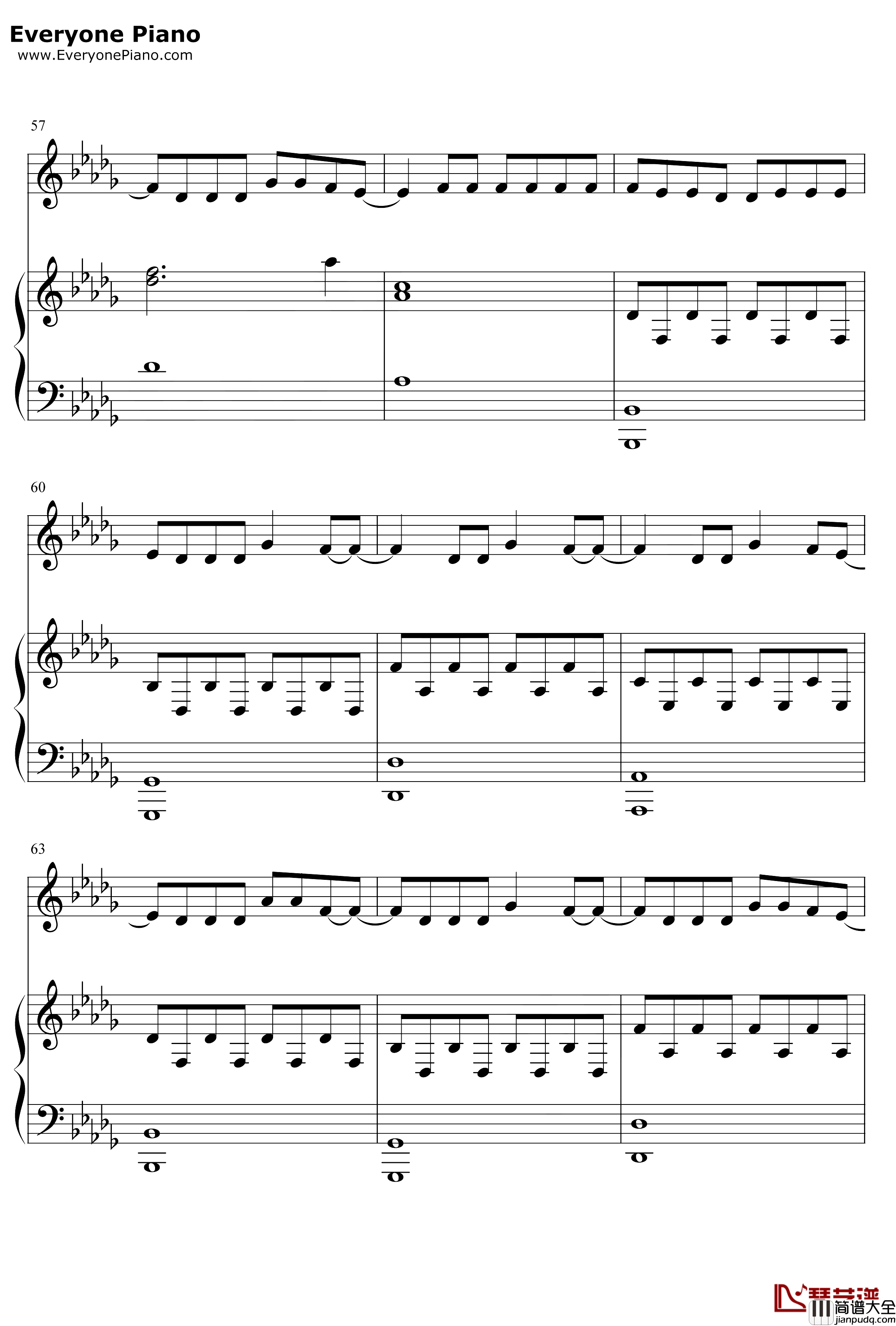 Someone_You_Loved钢琴谱_Lewis_Capaldi_弹唱谱