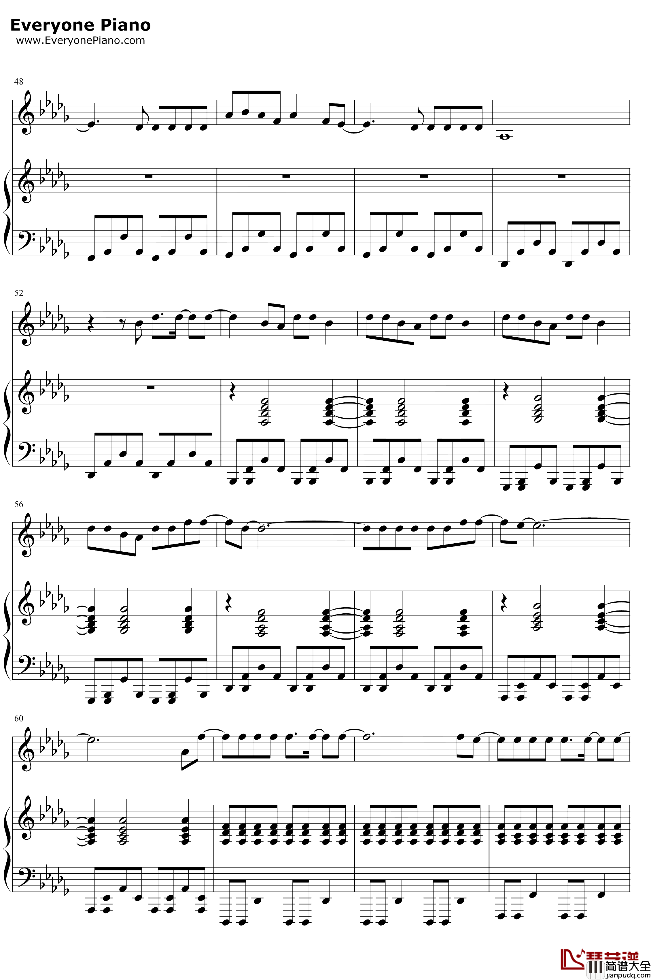 Tough钢琴谱_LewisCapaldi_LewisCapaldi