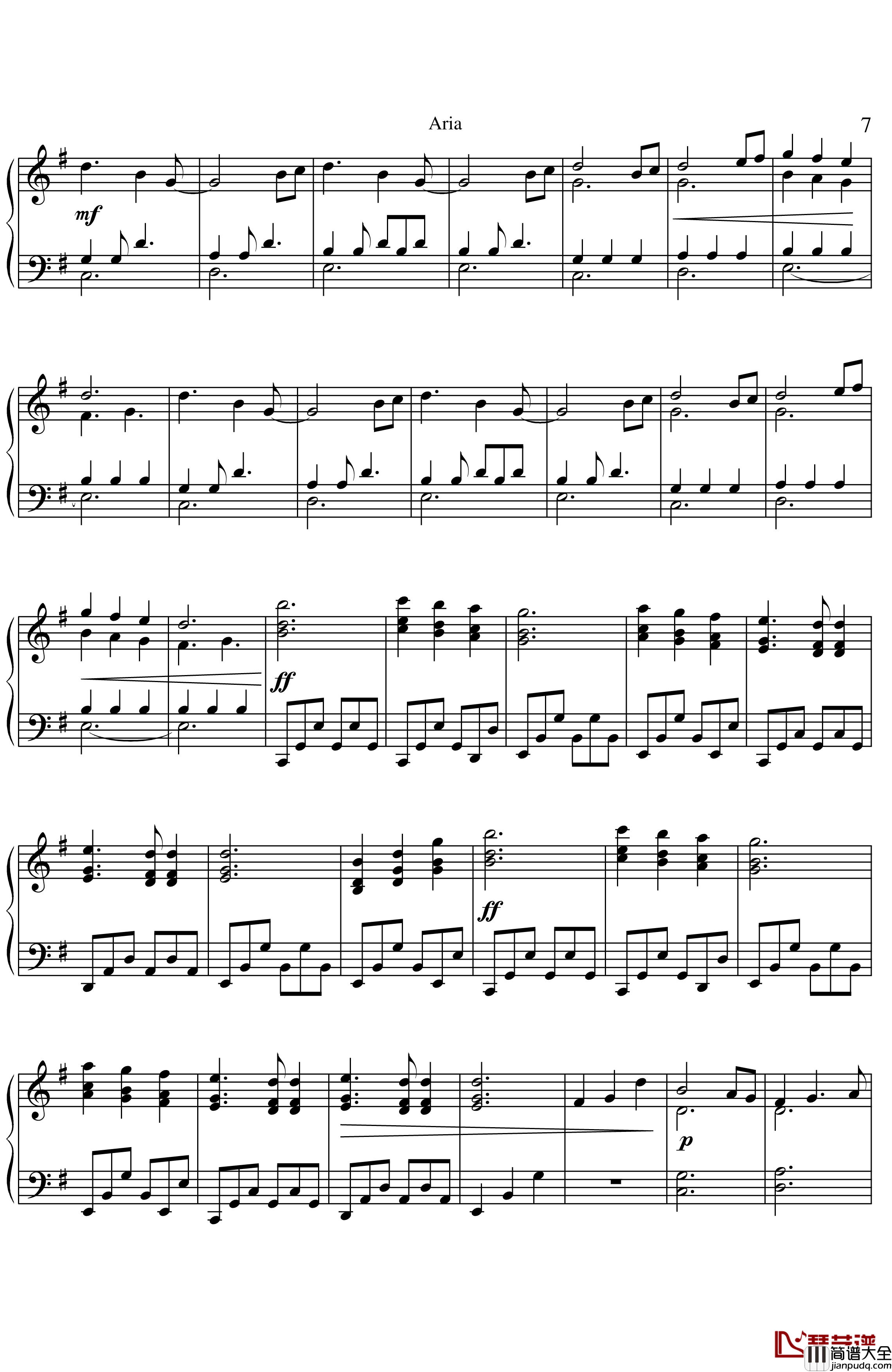 aria钢琴谱_Giovanni_Allevi