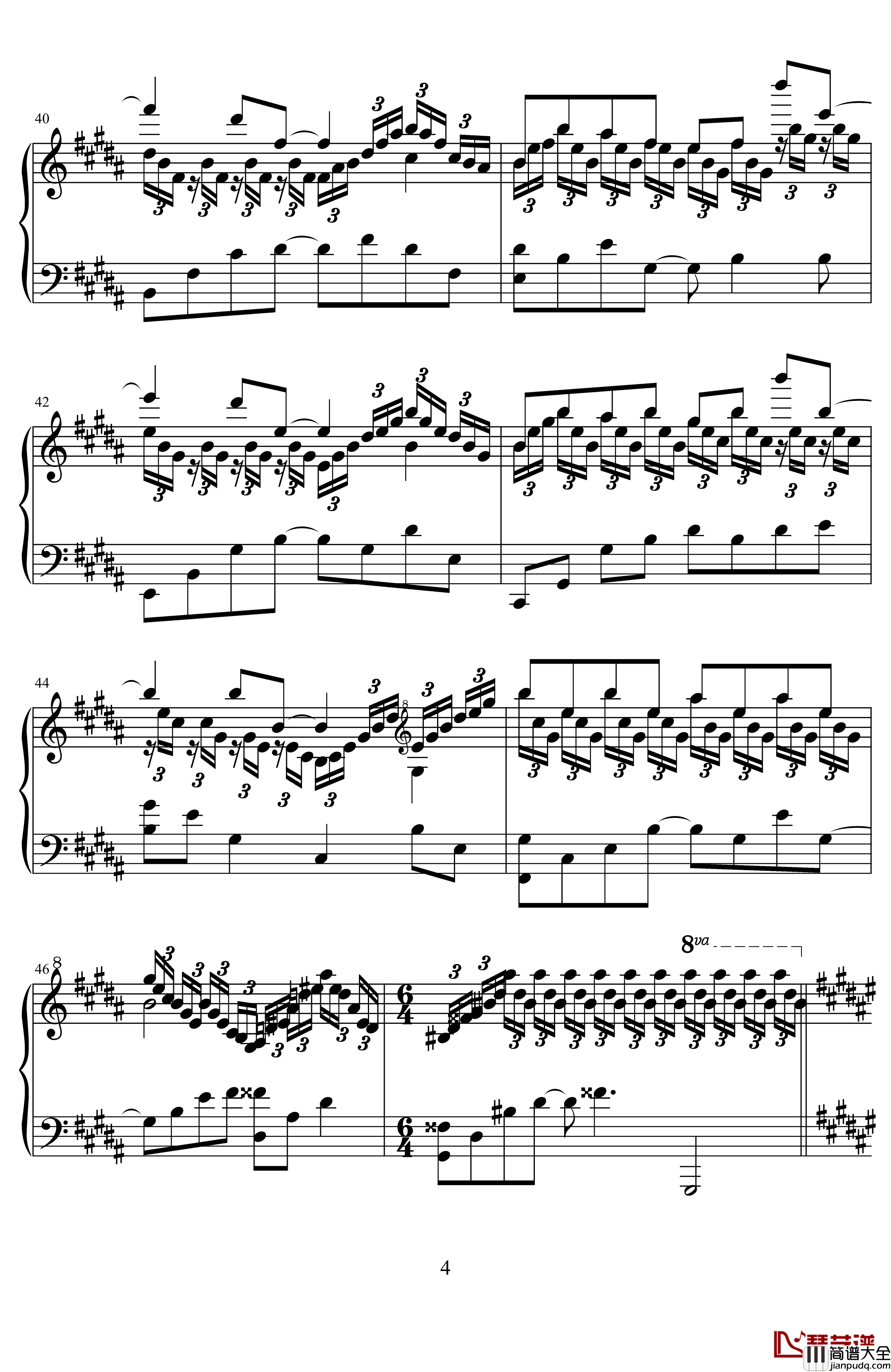 波纹钢琴谱_天籁传声