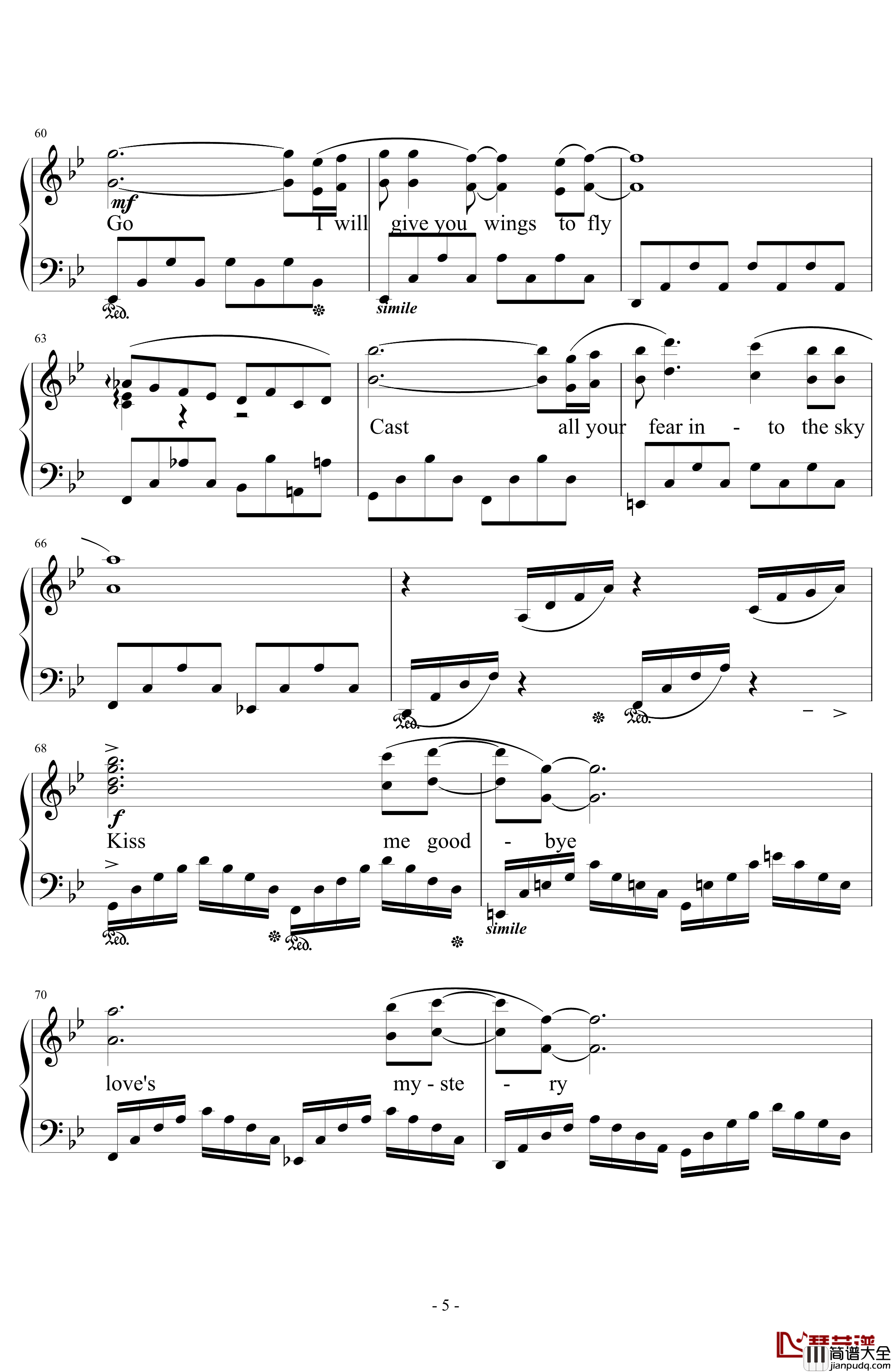 Kiss_Me_Good_Bye钢琴谱_最终幻想12主题曲_Angela_Aki