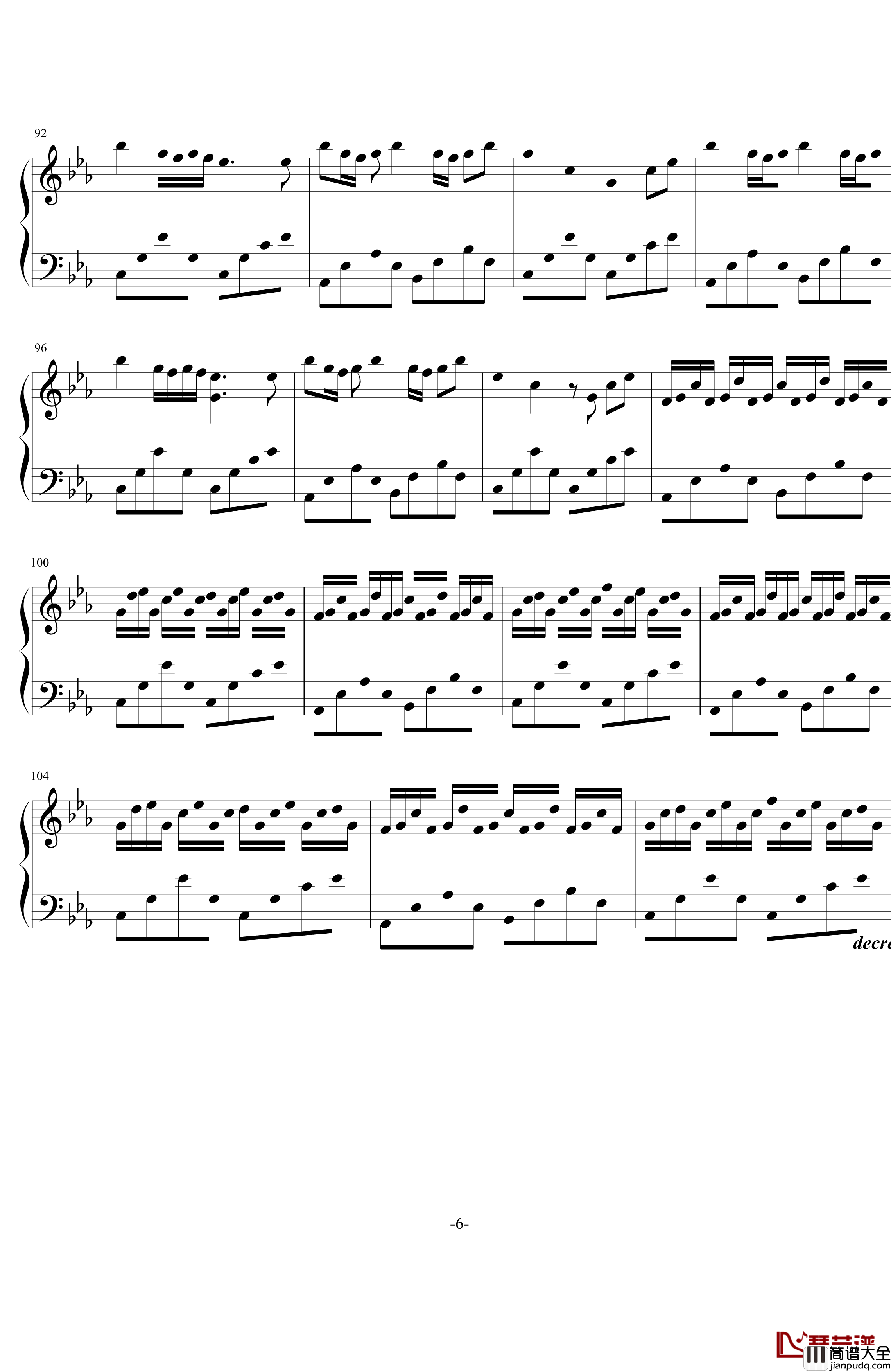 樱花雨钢琴谱_傅许