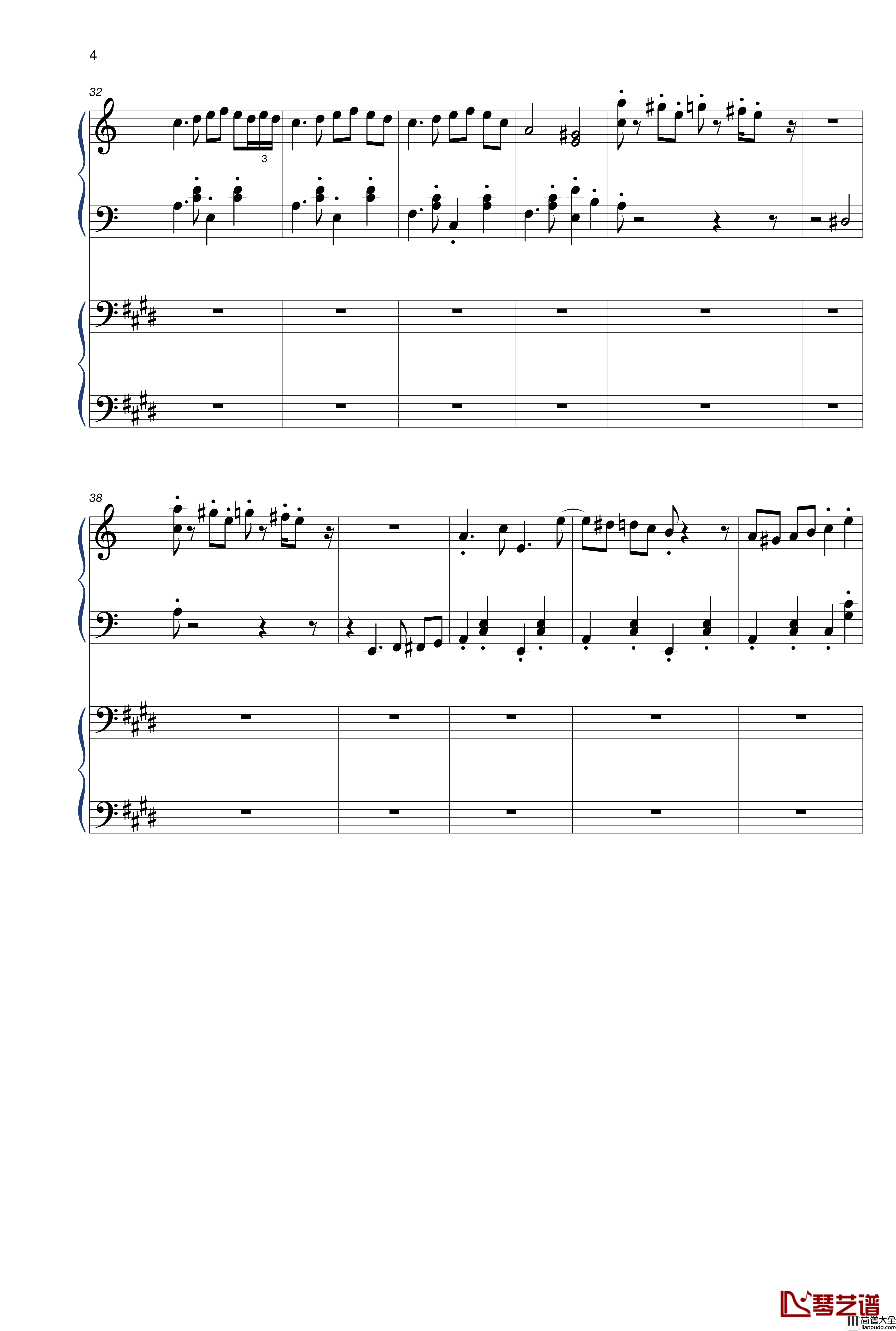 音乐植物大战僵尸2现代时光钢琴谱_摩登世界