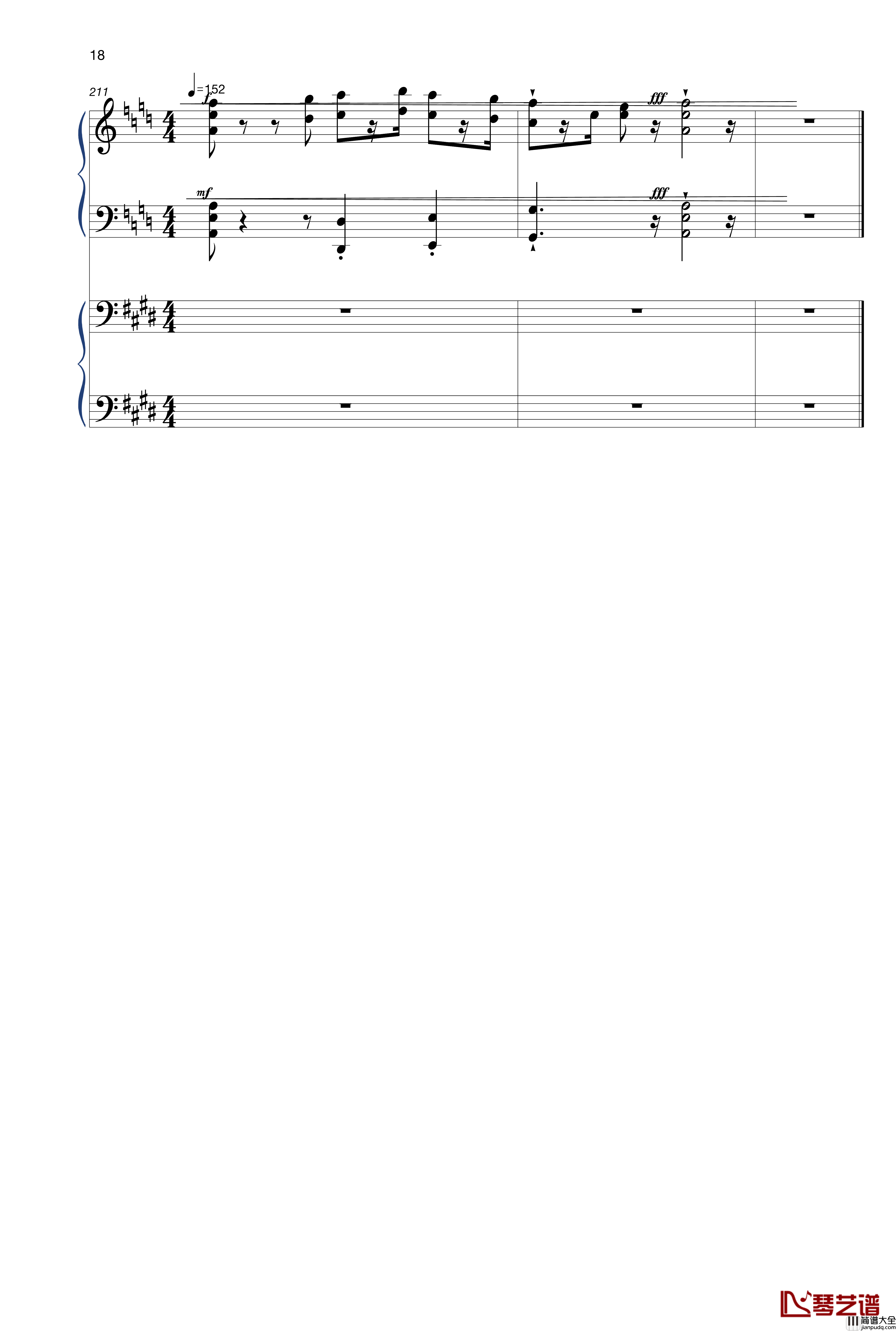 音乐植物大战僵尸2现代时光钢琴谱_摩登世界