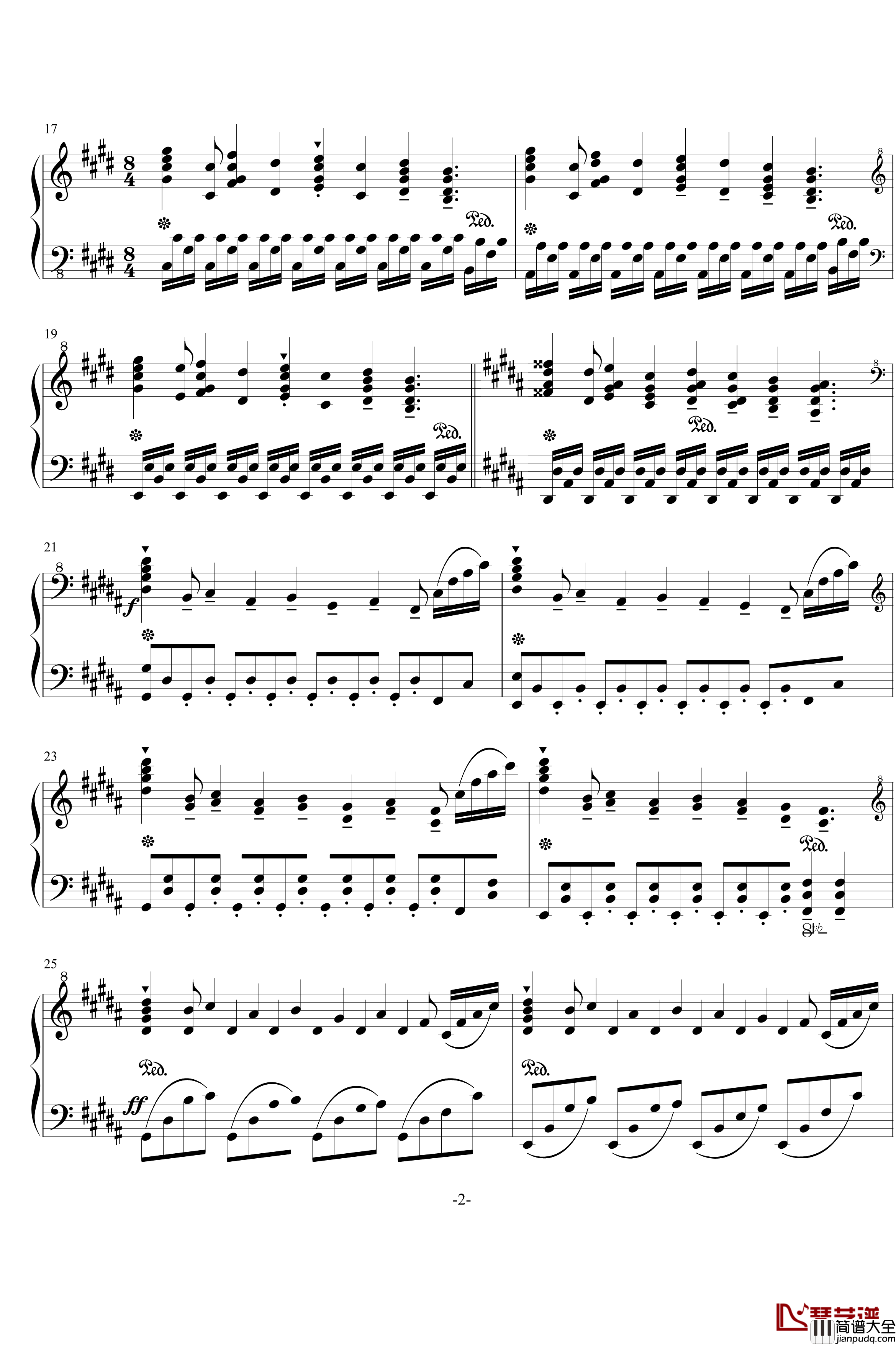 红莲之弓矢钢琴谱_进击的巨人OP，微加强版_by_DraXon_Animenz