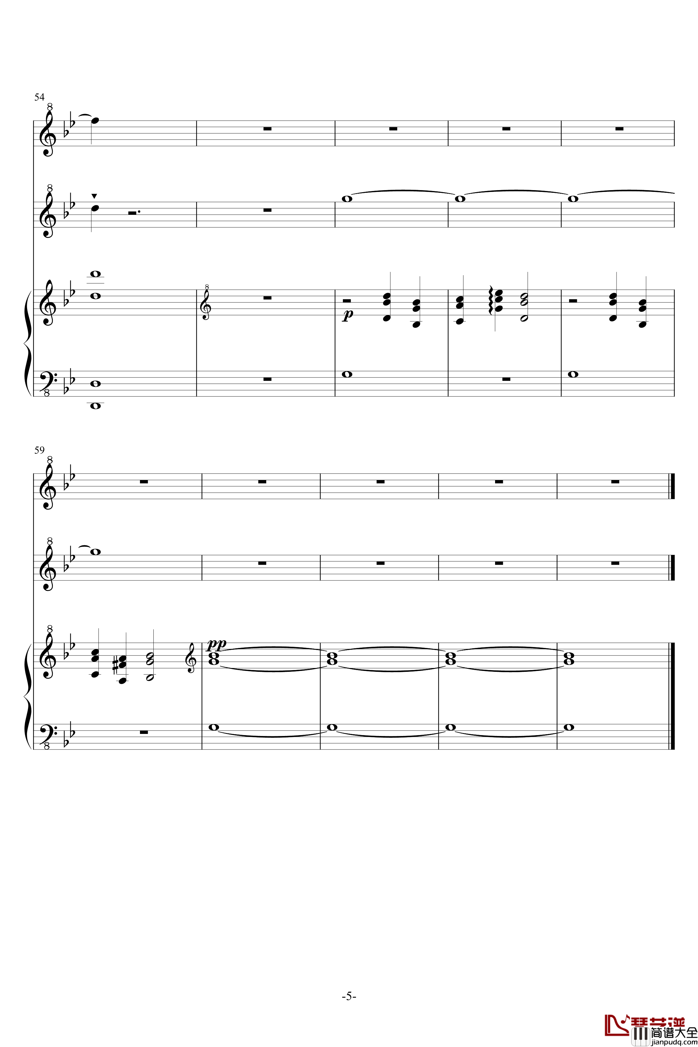 骑士精神钢琴谱_合谱_凹凸世界安迷修BGM