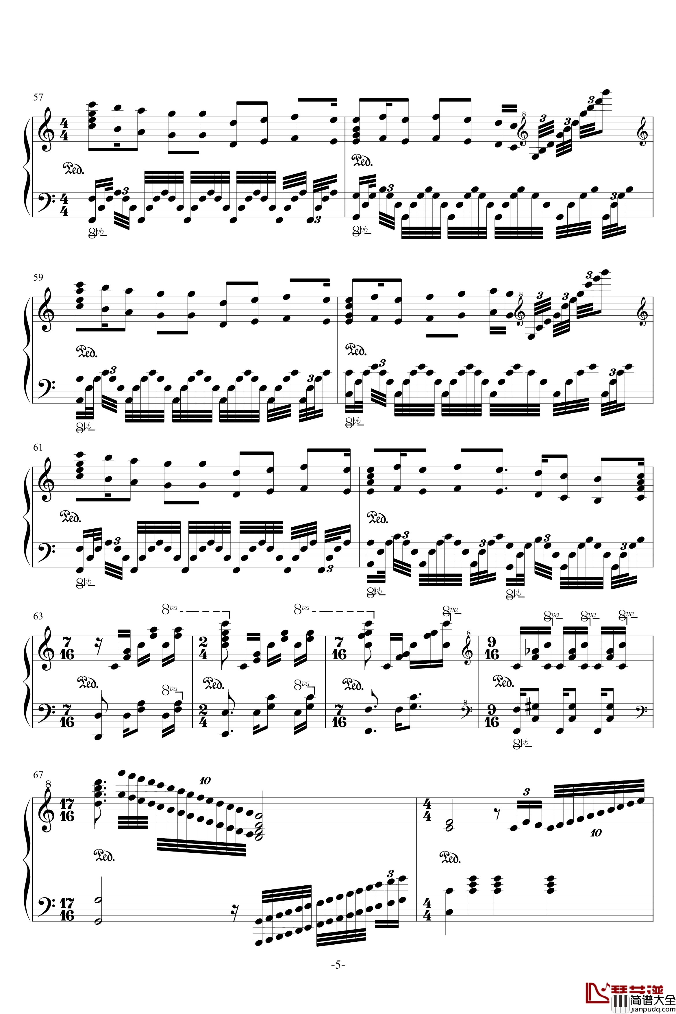 My_Dearest钢琴谱_罪恶王冠OP，完全版_by_DraXon_Animenz