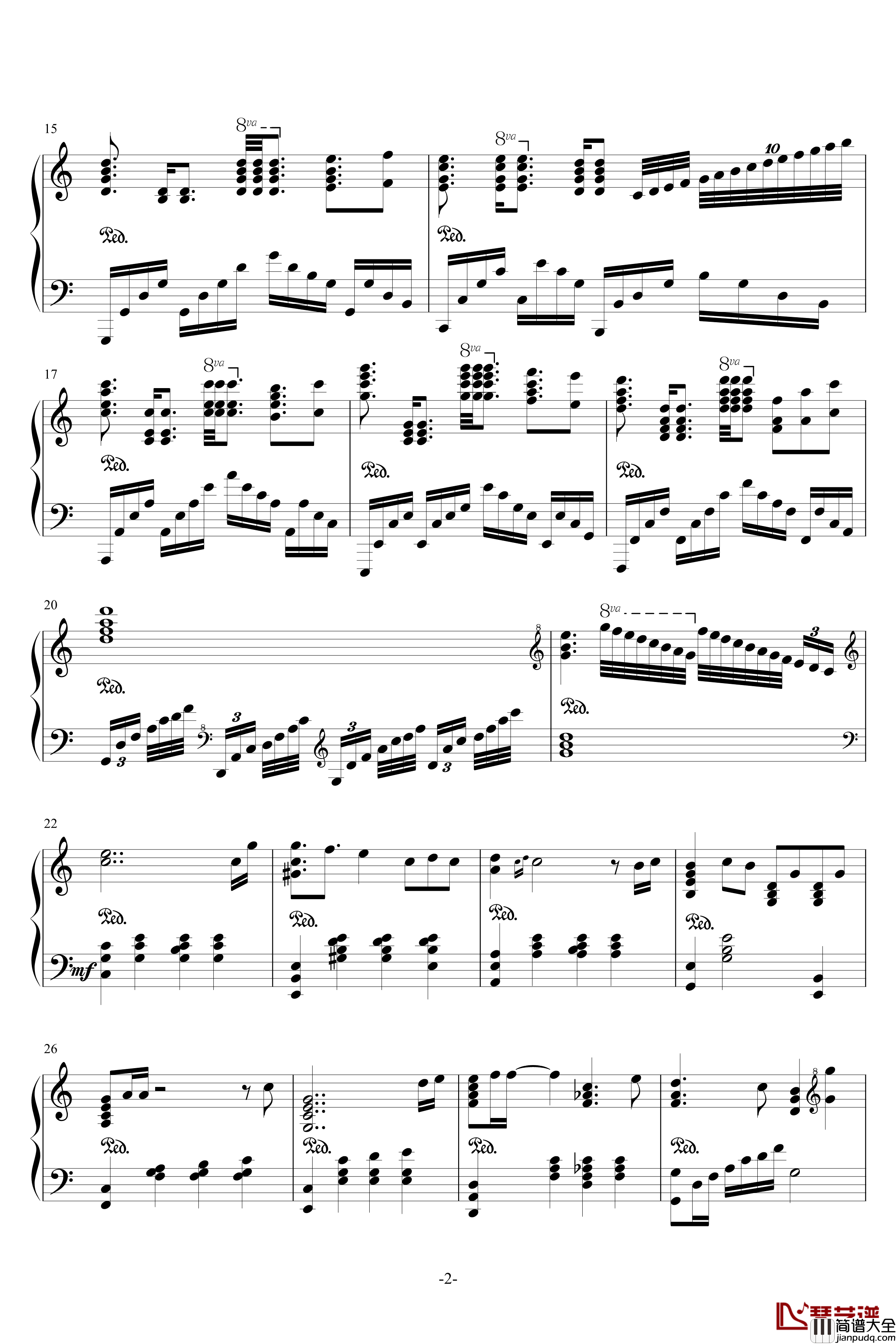 My_Dearest钢琴谱_罪恶王冠OP，完全版_by_DraXon_Animenz